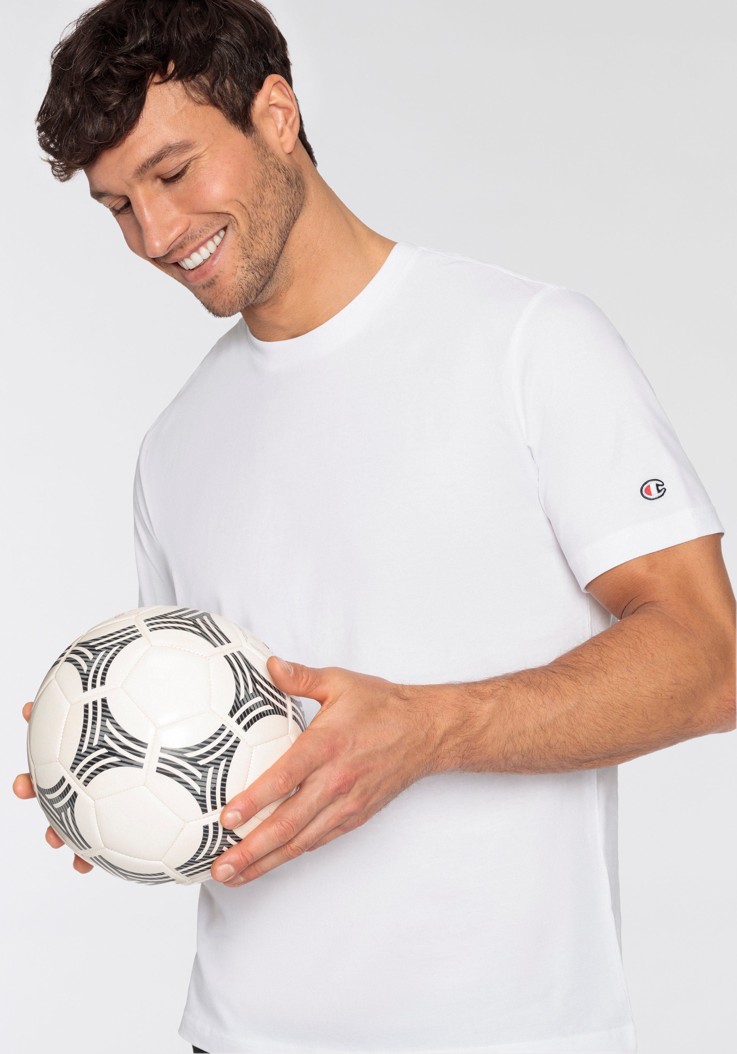 Champion T-shirt Basic 2pack Crew-Neck (set, 2-delig, 2)