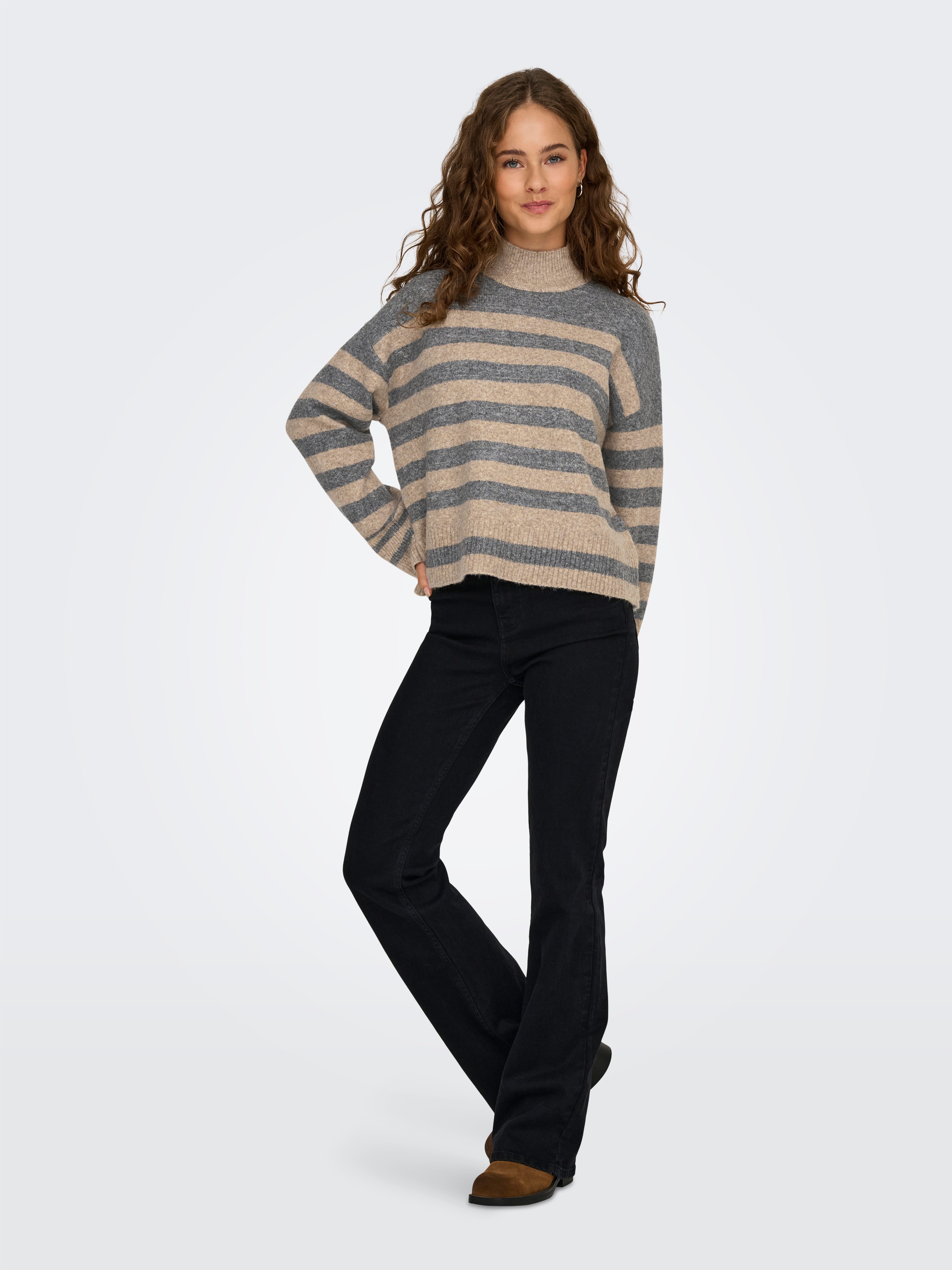 Only Gebreide trui ONLHEIDI LS HIGHNECK PULLOVER KNT NCA