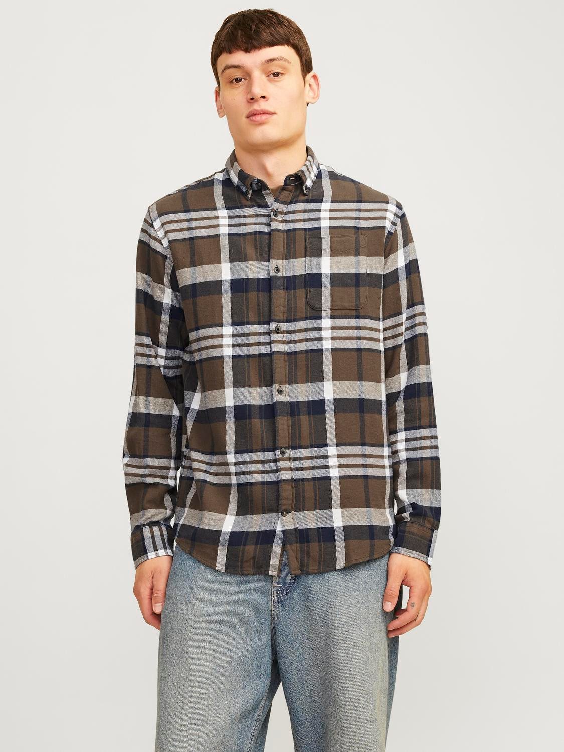 Jack & Jones Geruit overhemd JJECLASSIC AUTUMN CHECK SHIRT LS SN