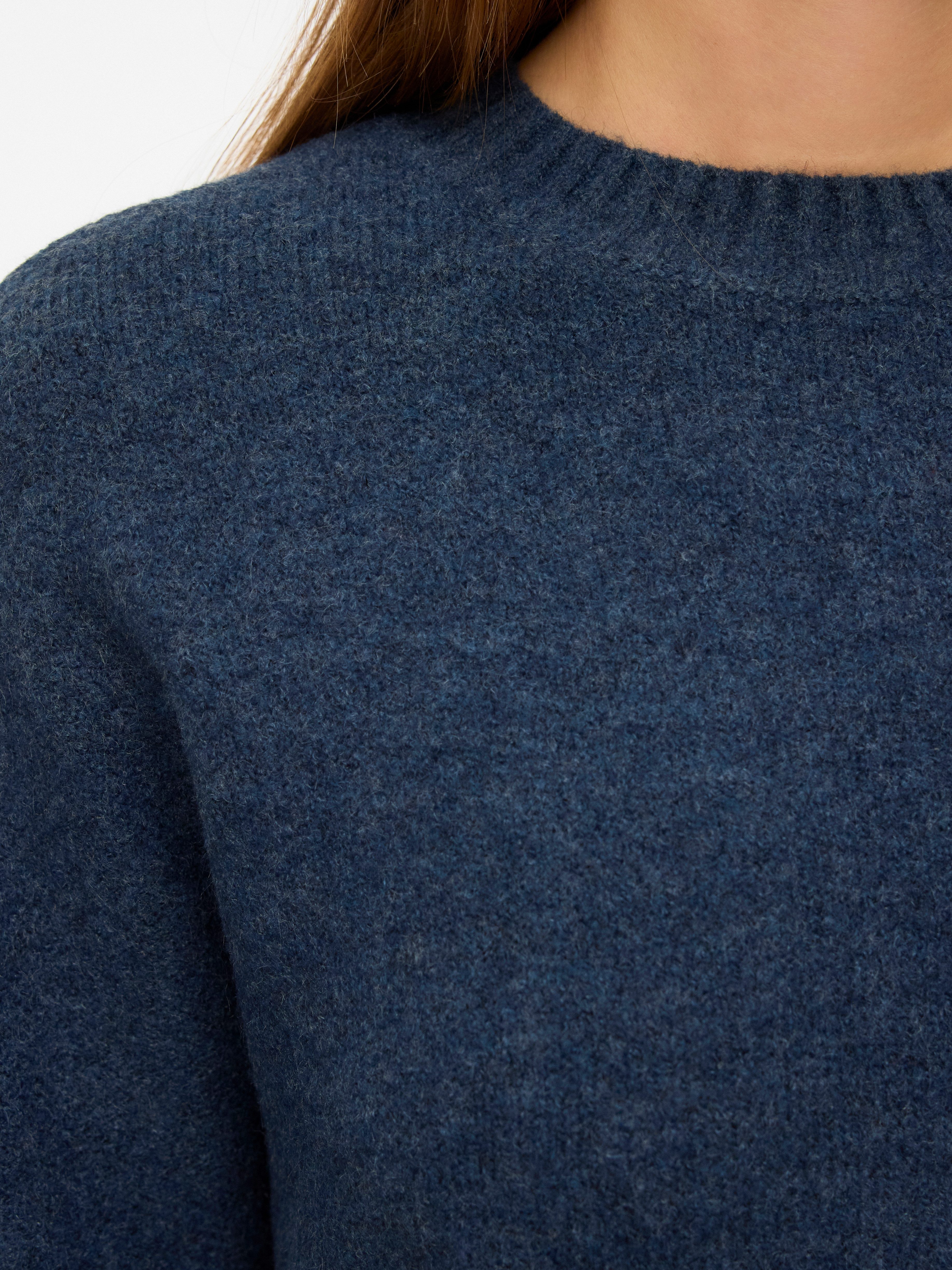 Vero Moda Gebreide trui VMBOOM LS O-NECK PULLOVER GA NOOS