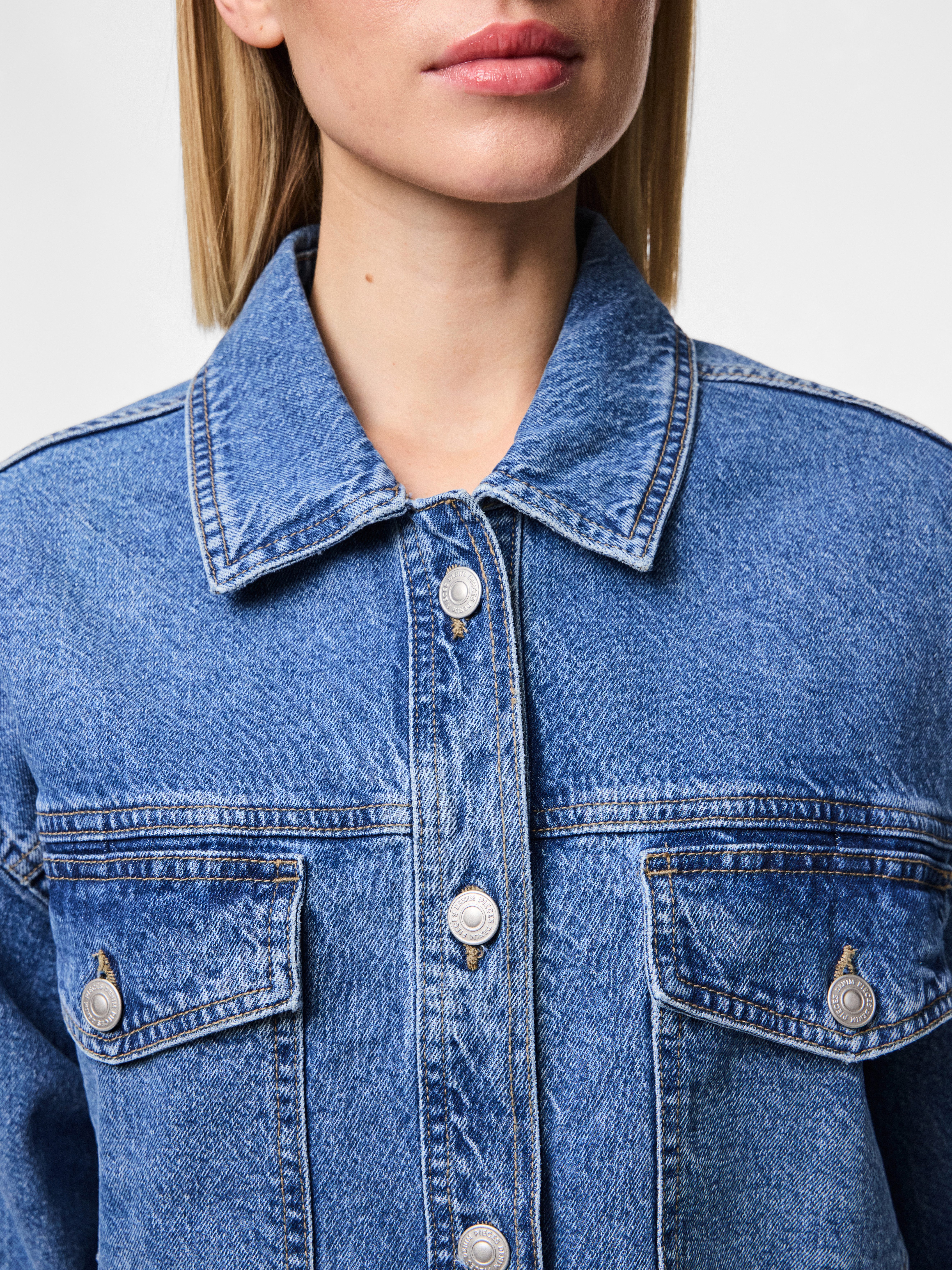 pieces Jeansjack PCELMA DENIM JACKET NOOS BC