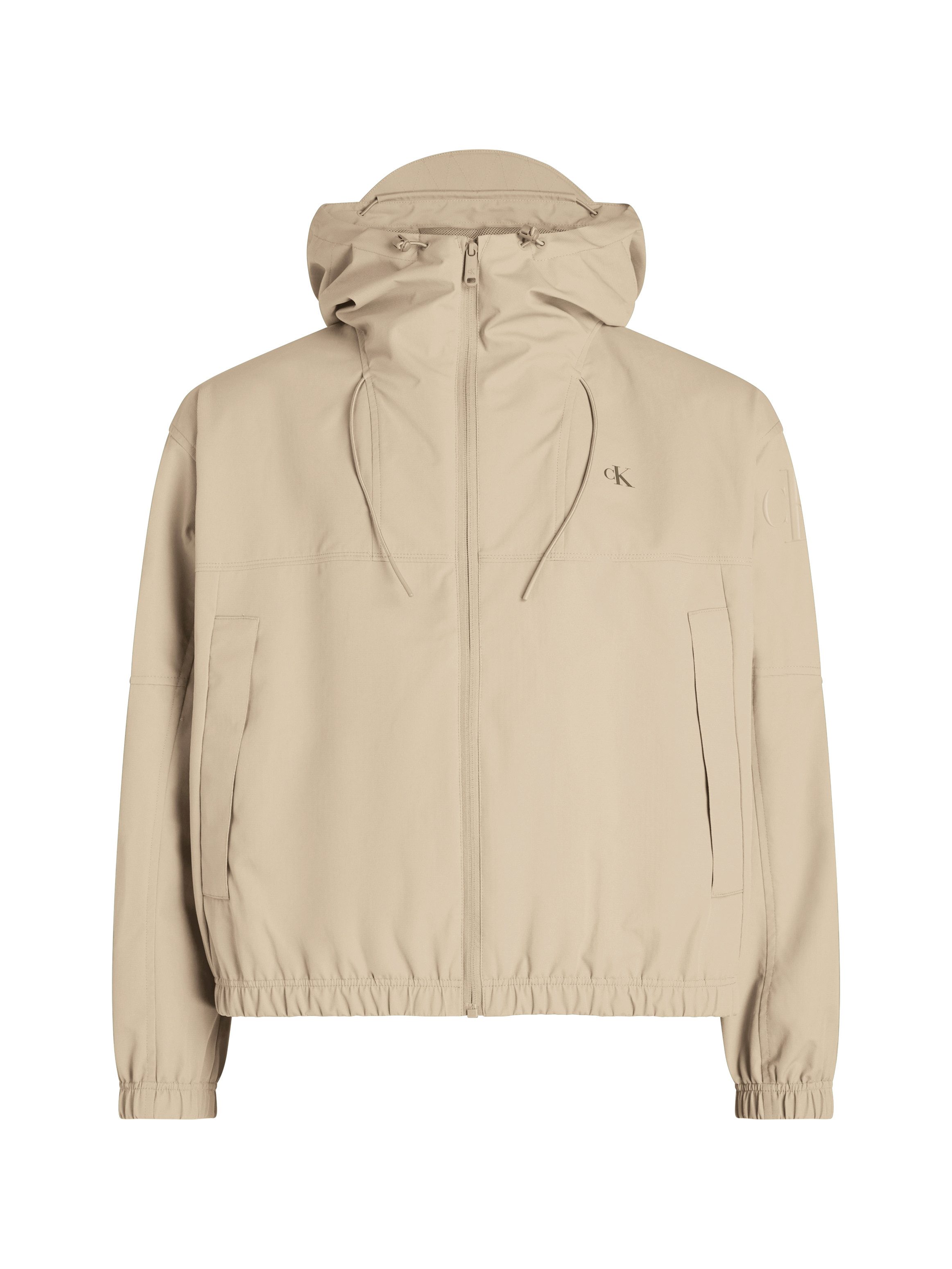 Calvin Klein Allweatherjack TECHNICAL JACKET Logodruk, steekzakken