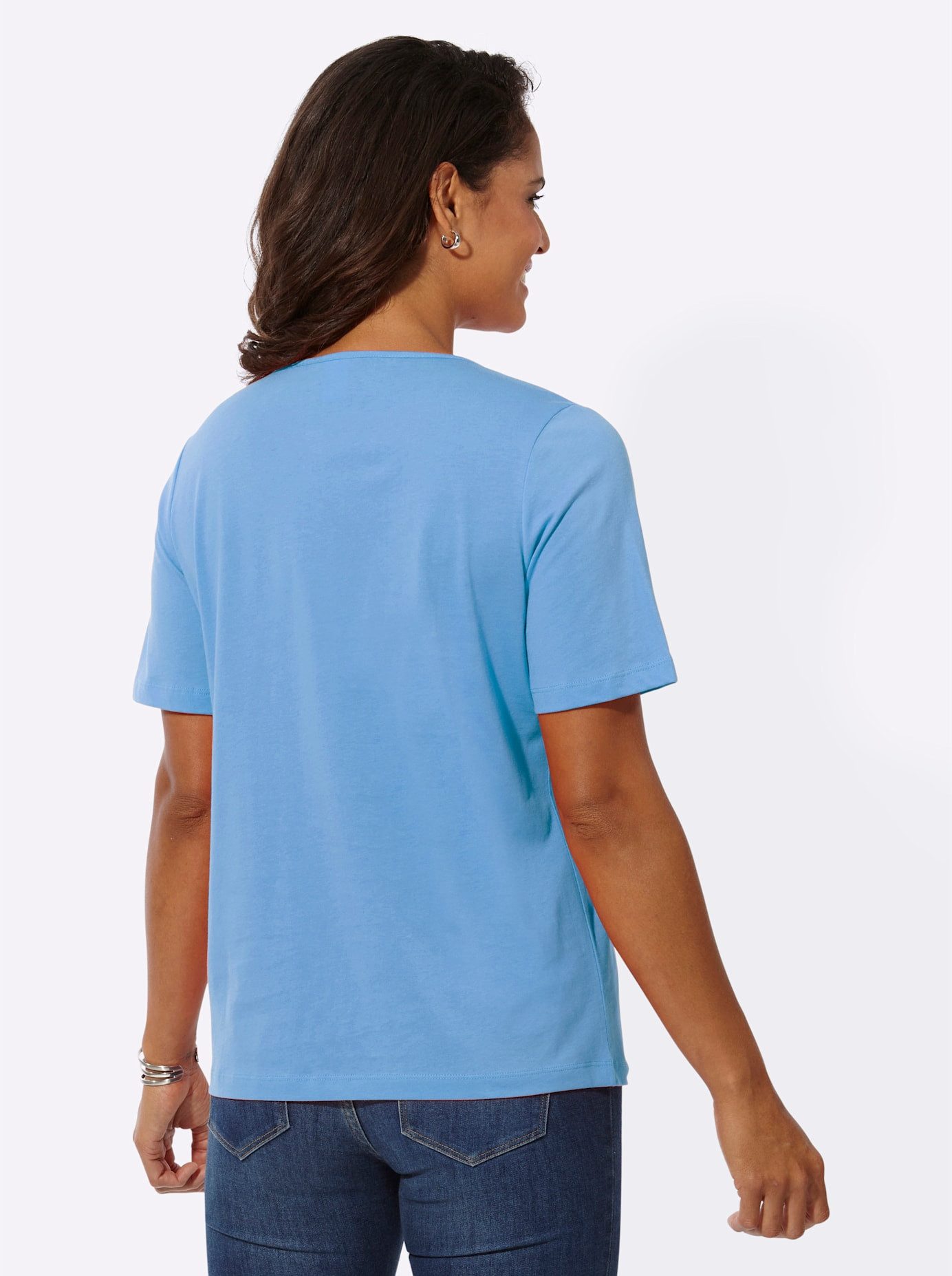 Casual Looks Shirt met ronde hals Shirt (1-delig)