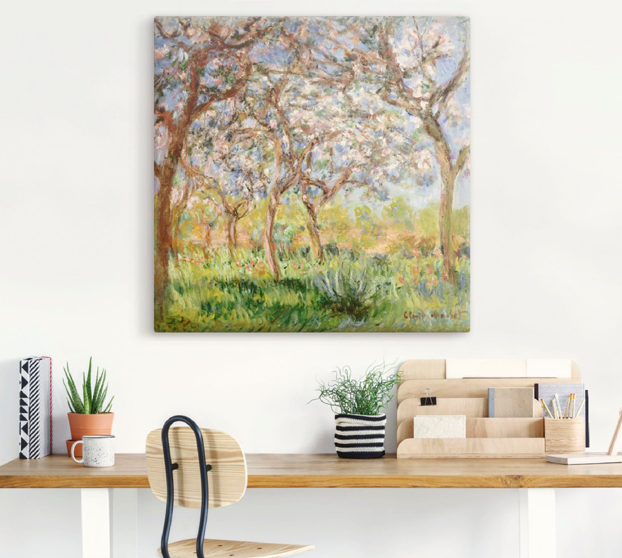 Artland Artprint Voorjaar in Giverny. als artprint op linnen, poster in verschillende formaten maten