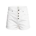 roxy jeansshort authentic summer white high wit