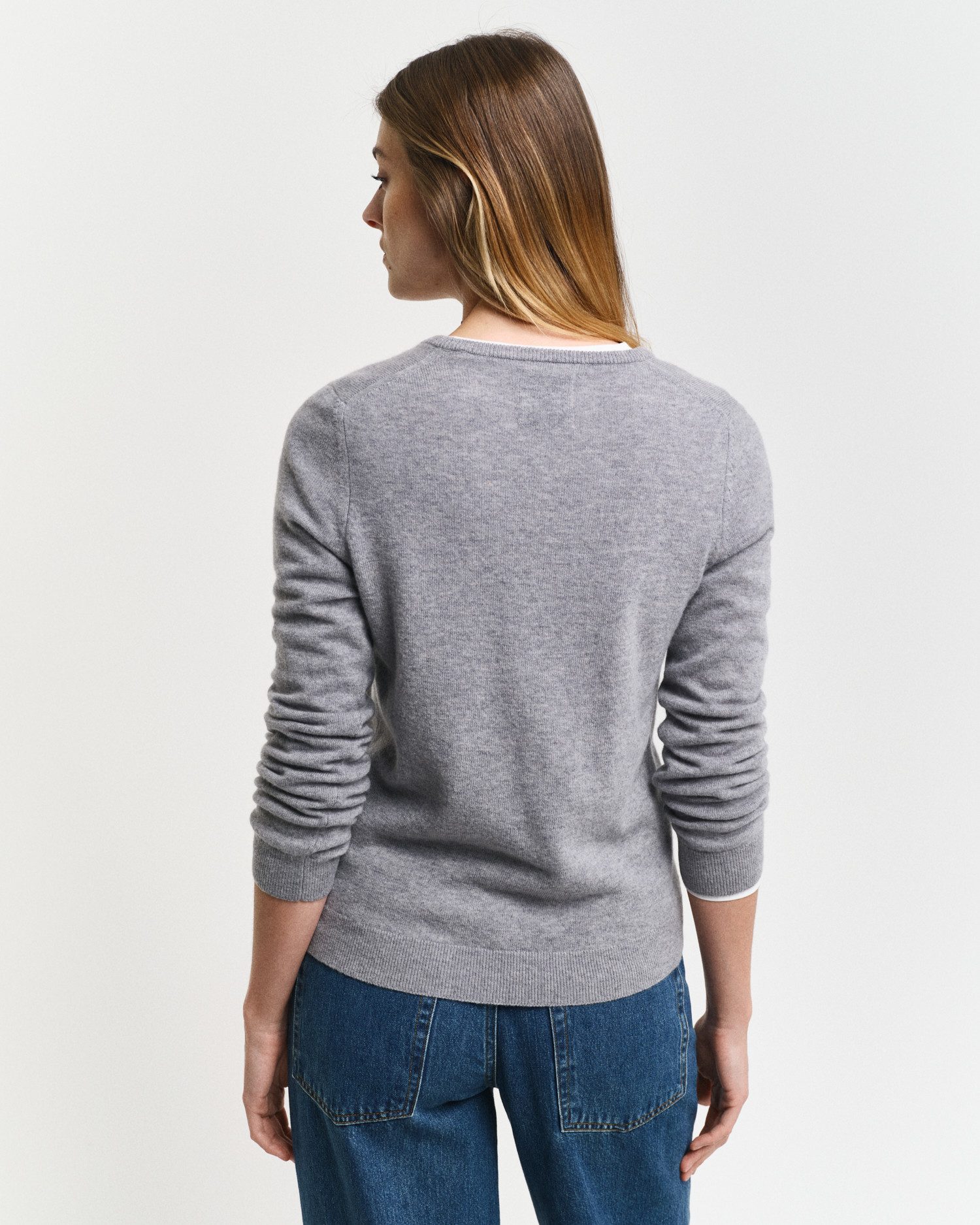 Gant Trui met V-hals Extrafine Lambswool V-Neck
