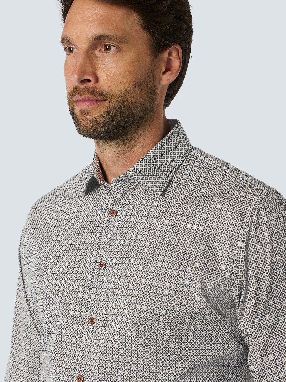 NO EXCESS Overhemd met lange mouwen met print all-over