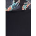 venice beach bikini-hotpants lori met een moderne print zwart