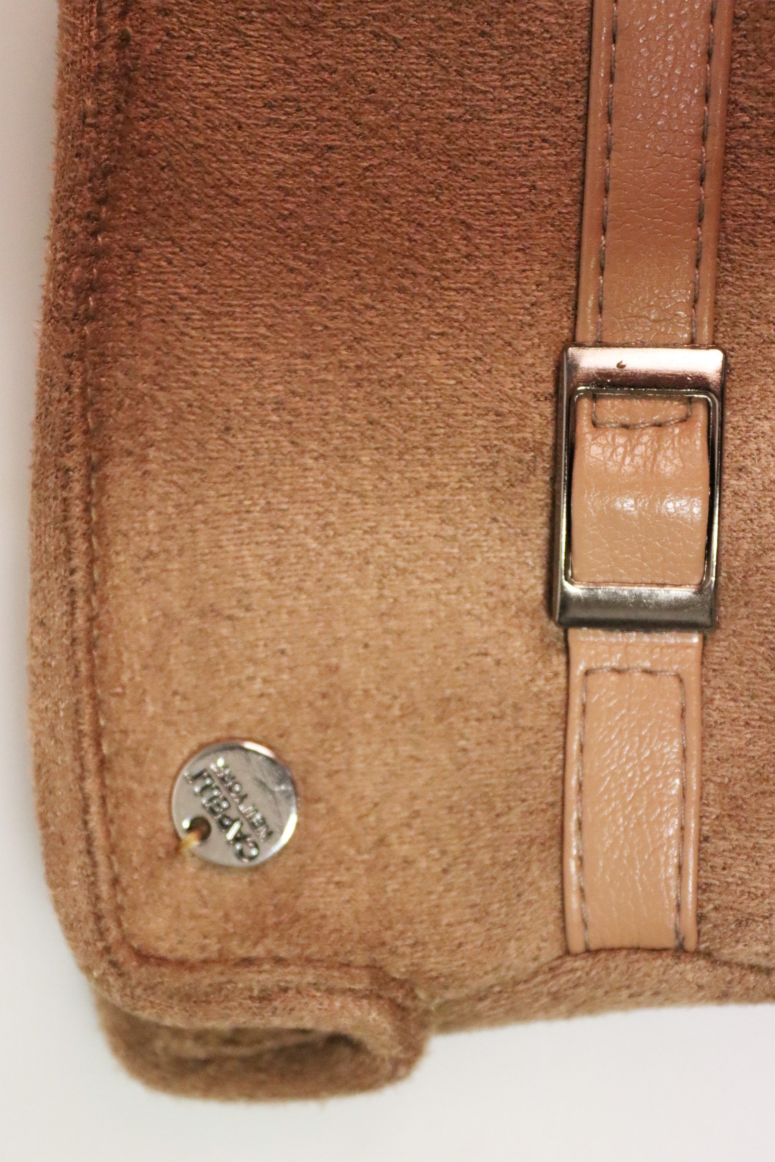 Capelli New York Fleece-handschoenen met decoratieve riem