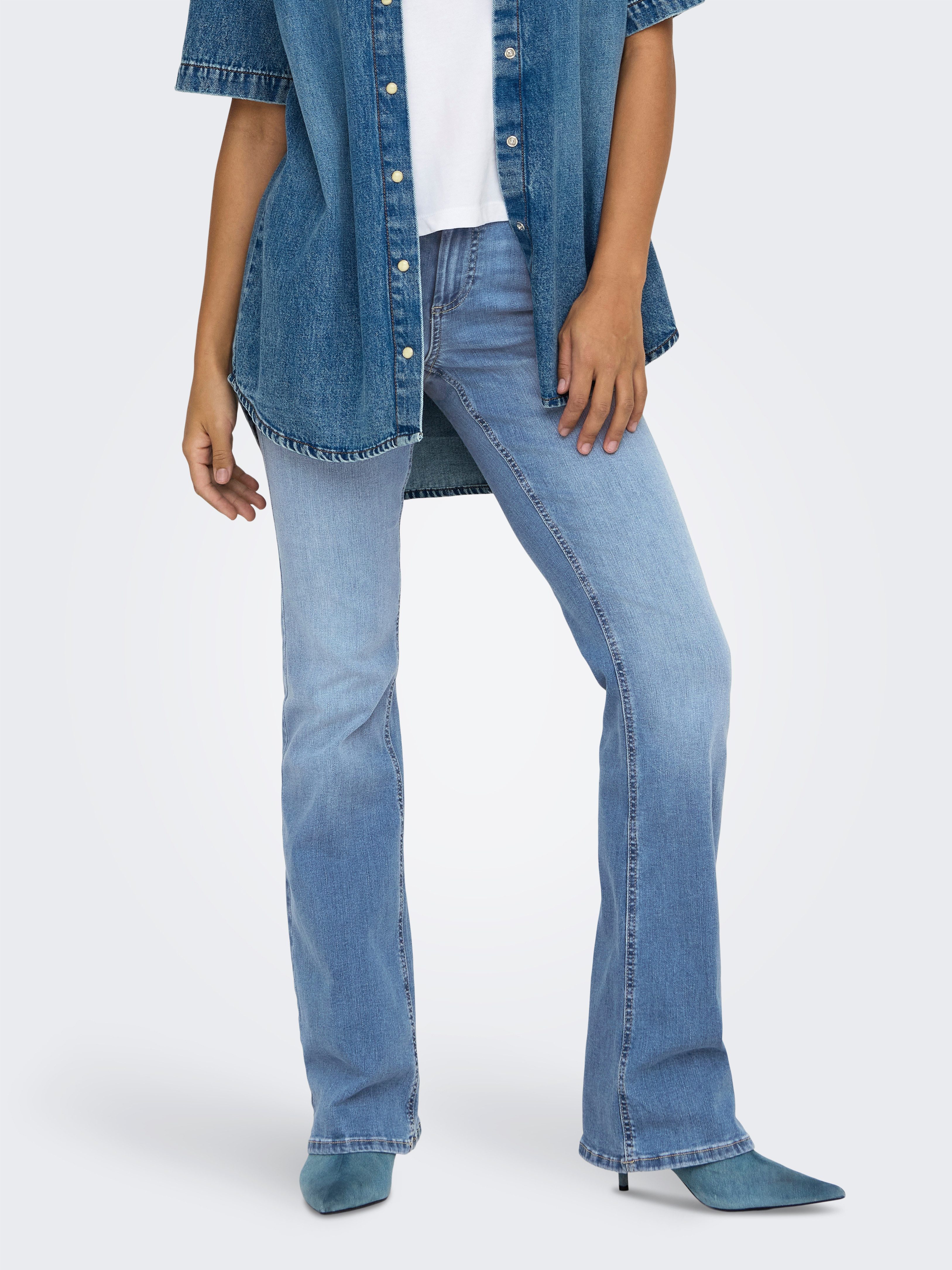 Only Skinny fit jeans ONLBLUSH MW BACK POCK FLA TAI222 DNMNOOS