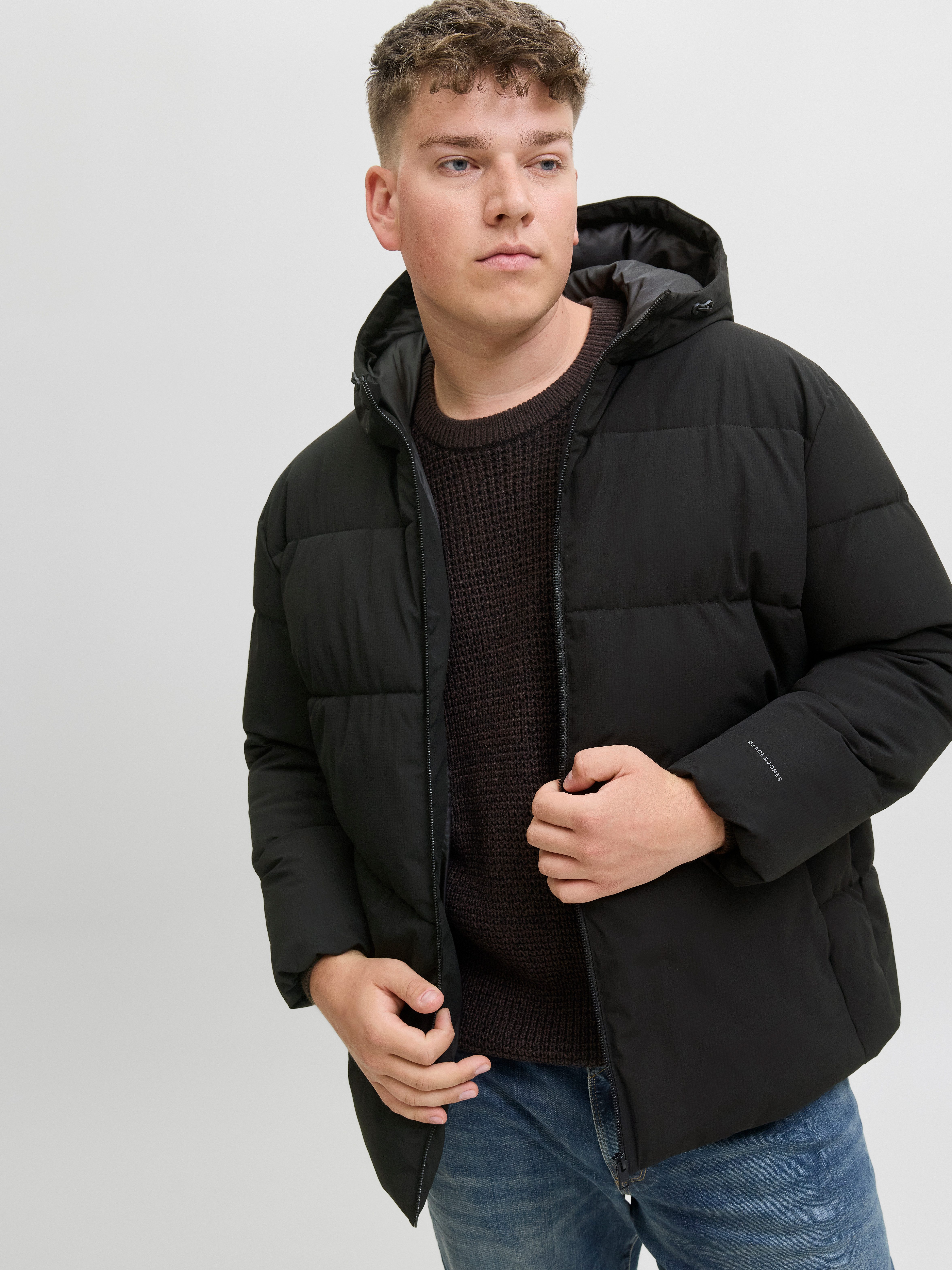 Jack & Jones PlusSize Gewatteerde jas JJGLOBAL PUFFER JACKET PLS