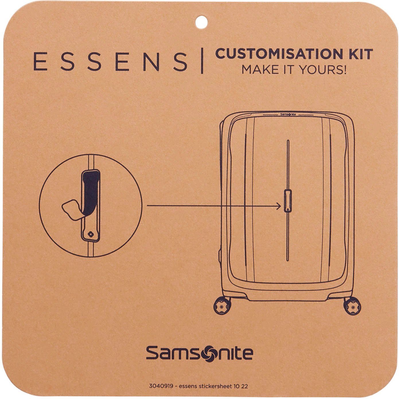 Samsonite Hardshell-trolley ESSENS 75 Reiskoffer harde koffer voor vliegreizen TSA-slot