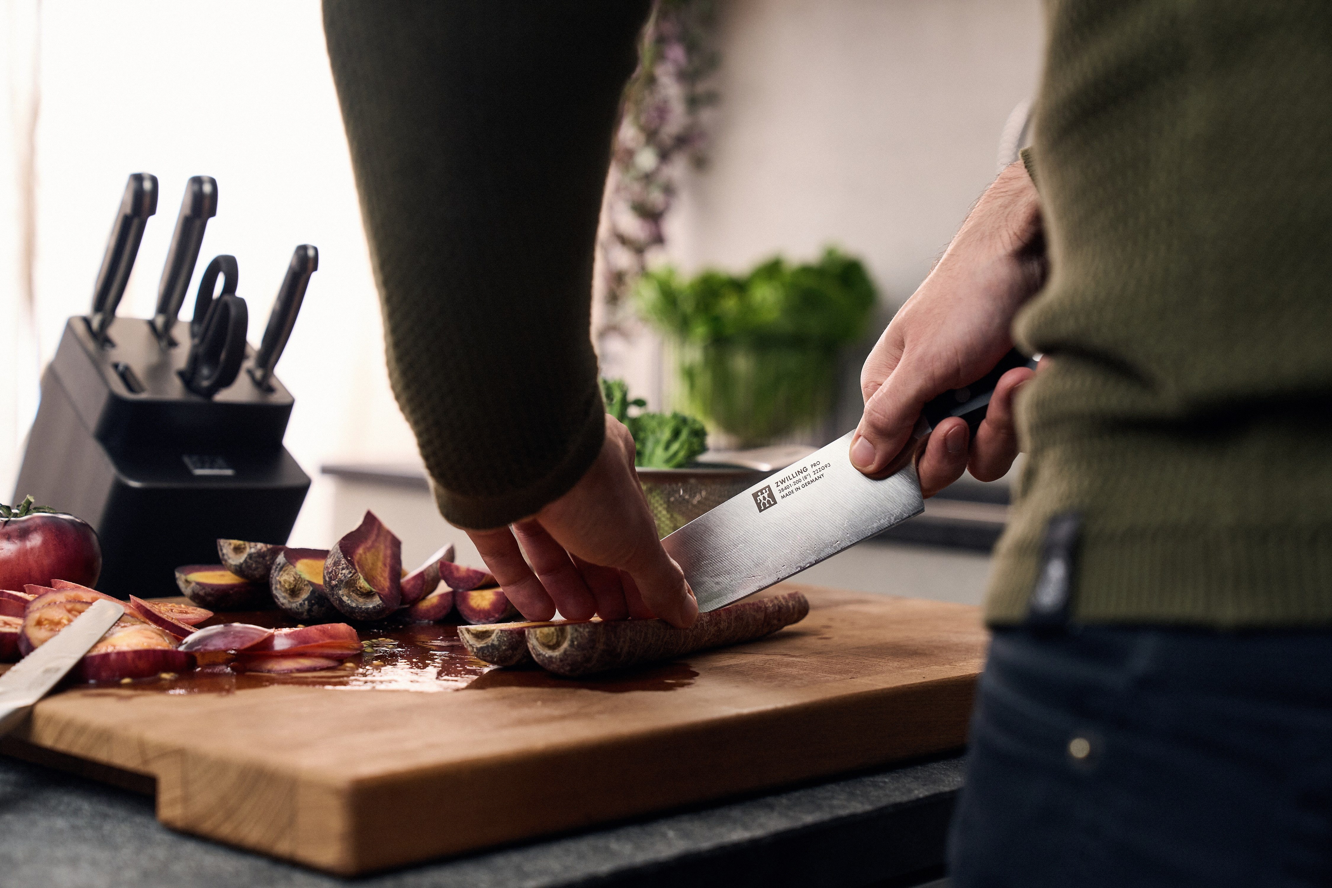 Zwilling Messenblok PRO Made in Germany, zelfslijpende messenblok, speciale smelt (set, 7-delig)
