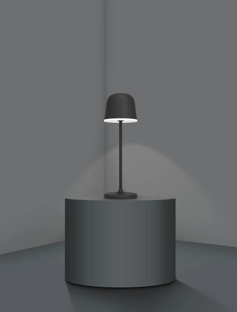 EGLO Tafellamp MANNERA Nachttafellamp touch dimbaar, tafellamp in zwart en wit, IP54 (1 stuk)