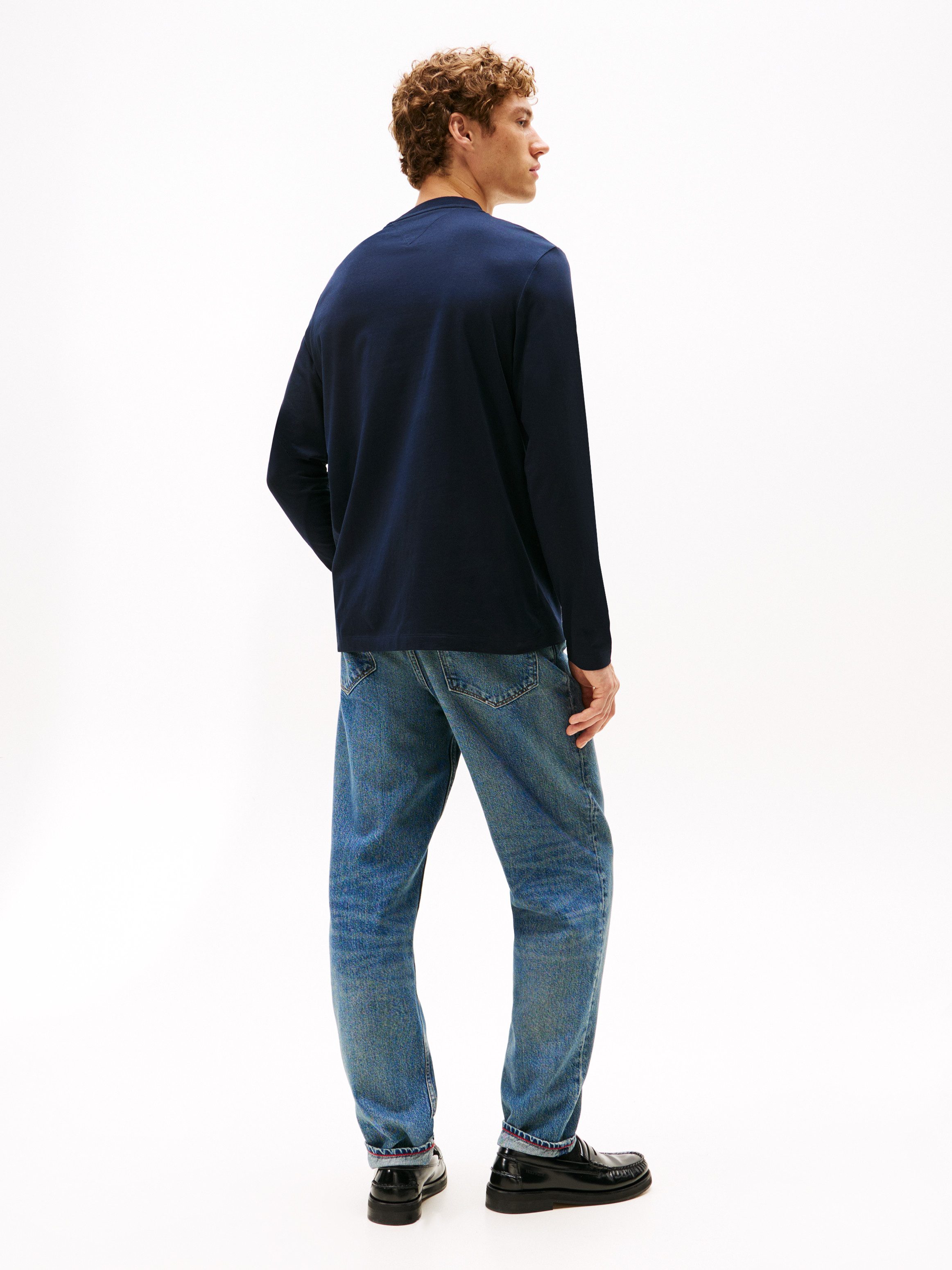 Tommy Hilfiger Shirt met lange mouwen LINEAR FLAG GRAPHIC