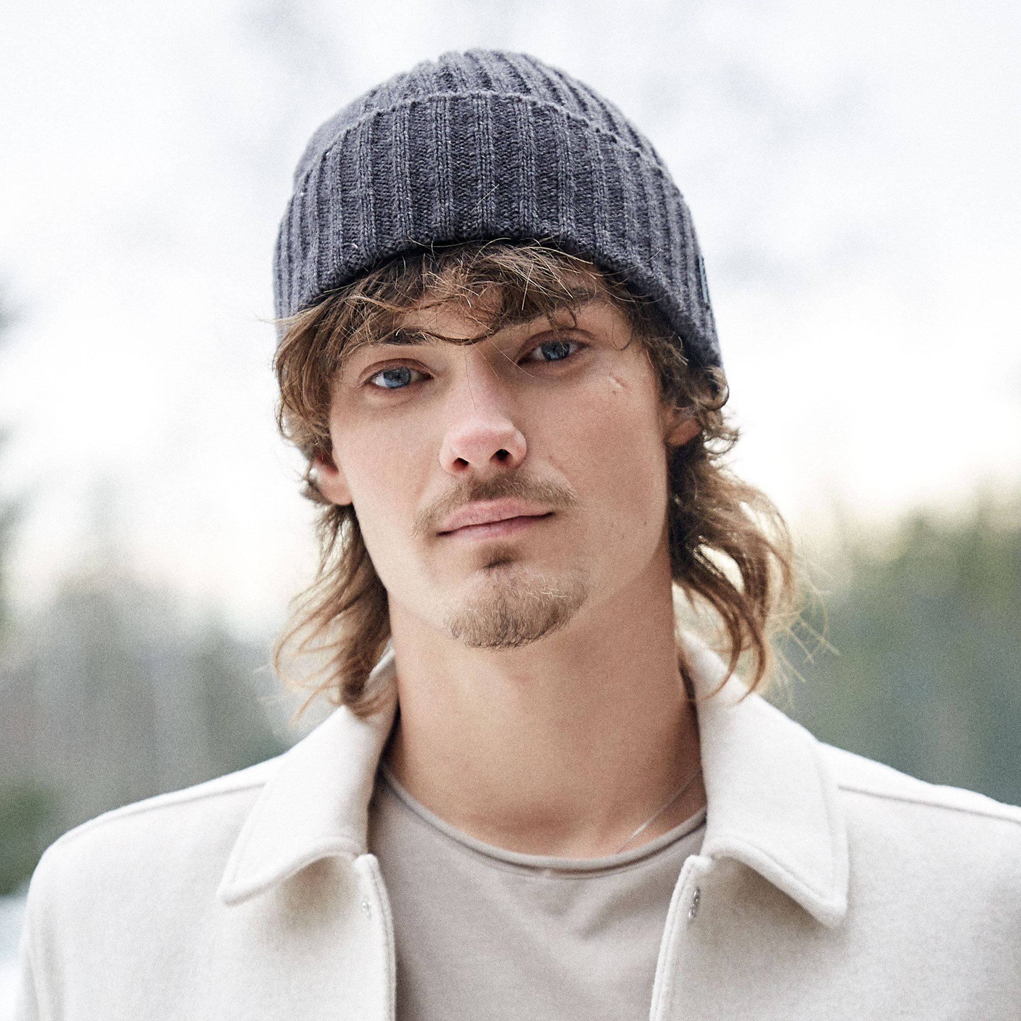 MUSTANG Gebreide muts Klassiek ribbreisel, hoog wolgehalte, gevoerd