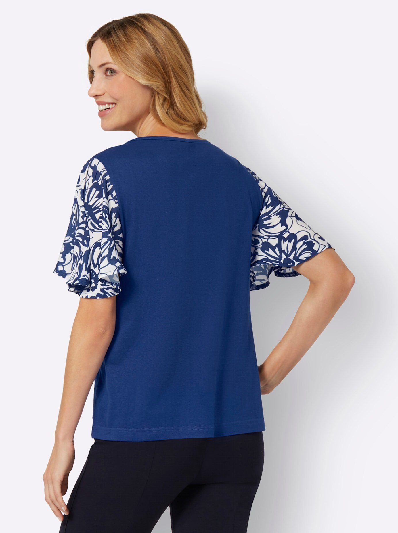 Classic Basics Shirt met korte mouwen Shirt met V-hals (1-delig)