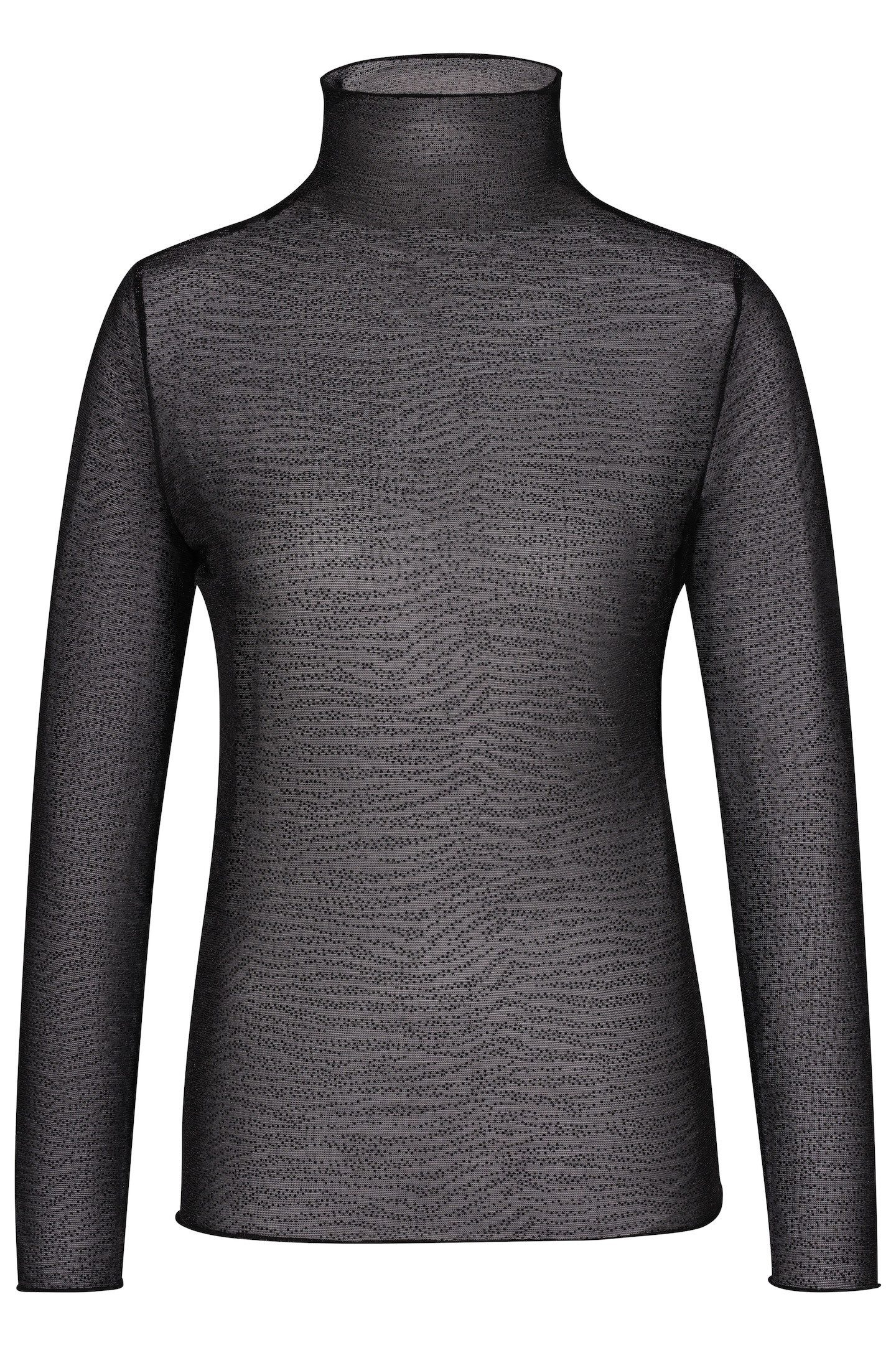 Bugatti Shirt met lange mouwen met glanseffect