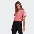 adidas originals t-shirt adicolor 3d trefoil loose roze