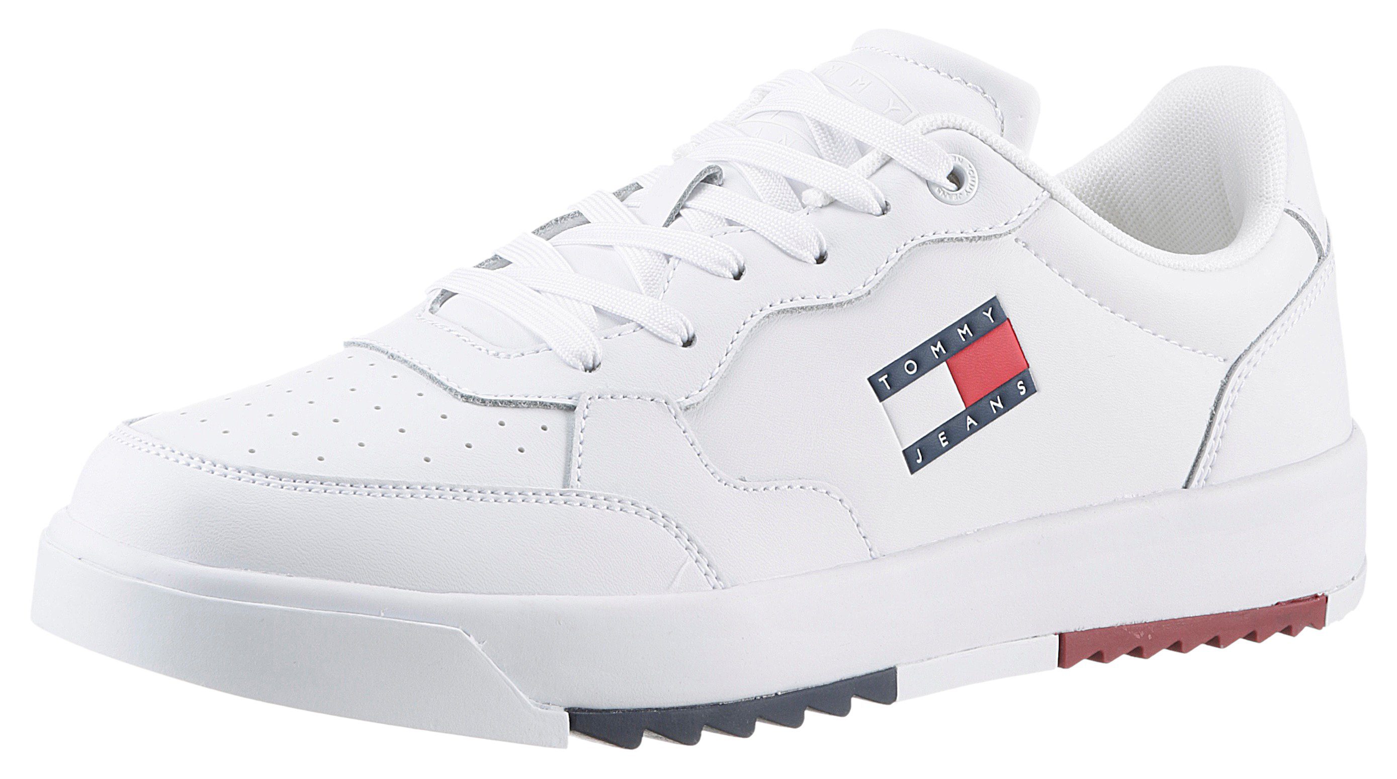 TOMMY JEANS Sneakers TJM RETRO ESS met tommy merkelogo, vrijetijdsschoen, lage schoen, veterschoen