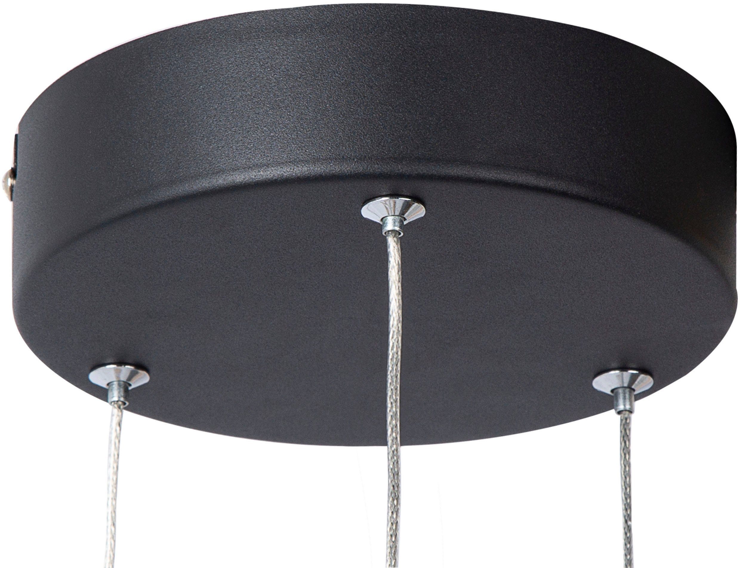 Home affaire Led-hanglamp Percht Dimbaar via wandschakelaar, in hoogte verstelbaar (1 stuk)