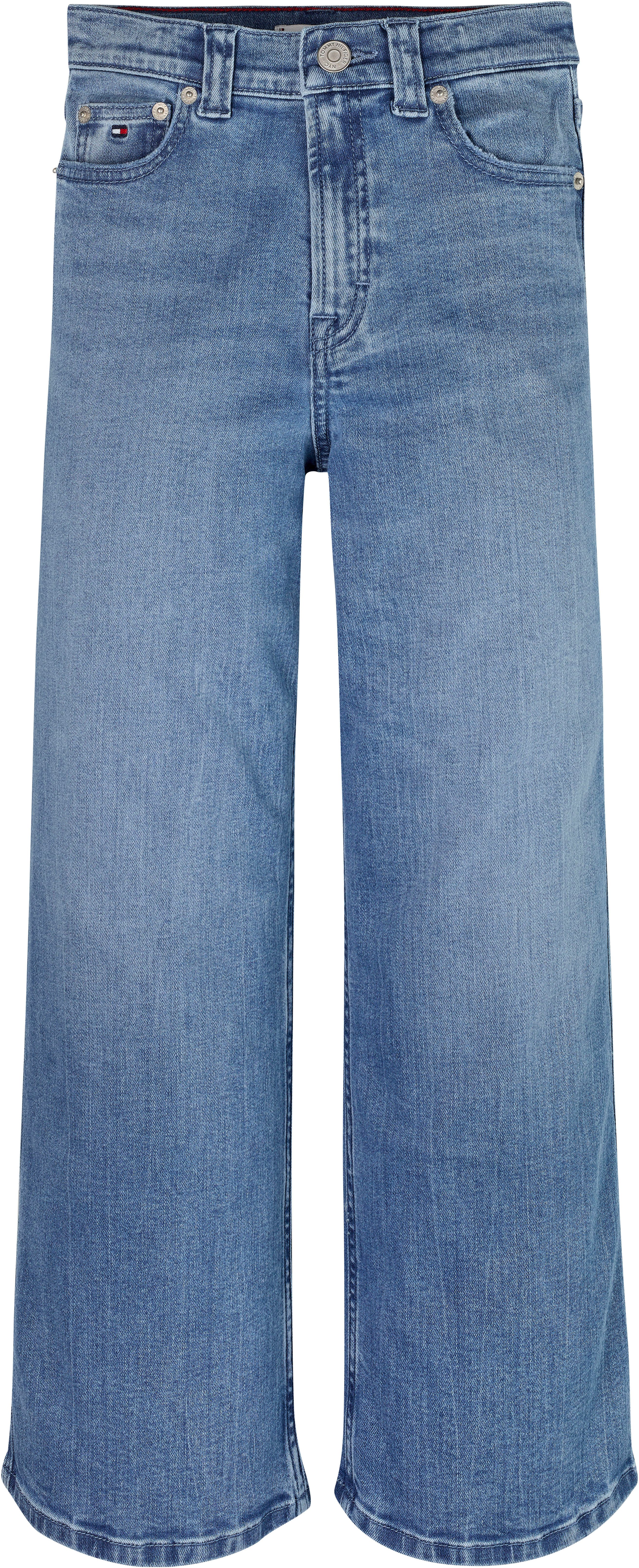Tommy Hilfiger Straight jeans MABEL VINTAGE STRAIGHT DENIM Kinderen tot 16 jaar met logostiksel