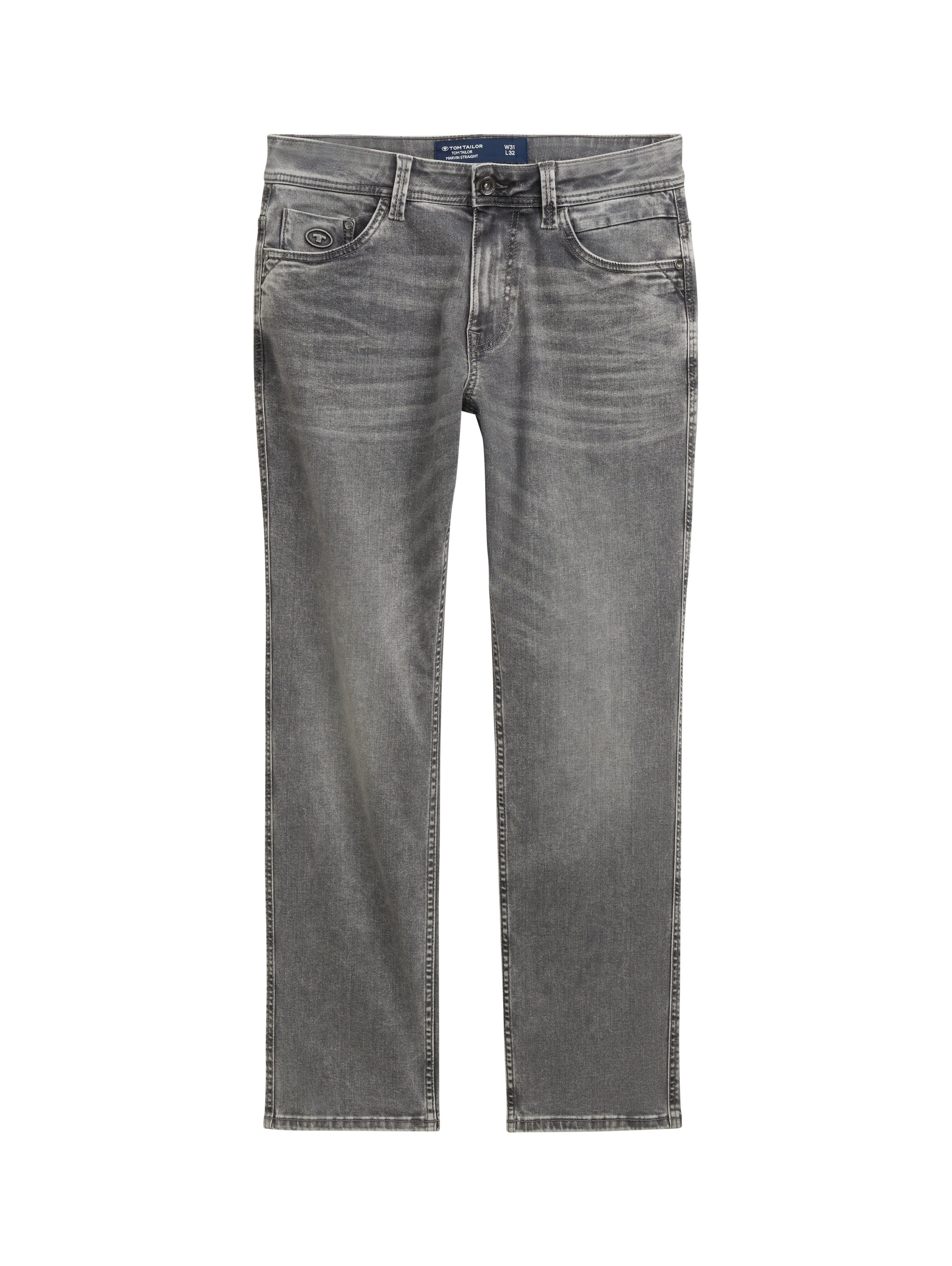 Tom Tailor Straight jeans Marvin in five-pocketsstijl