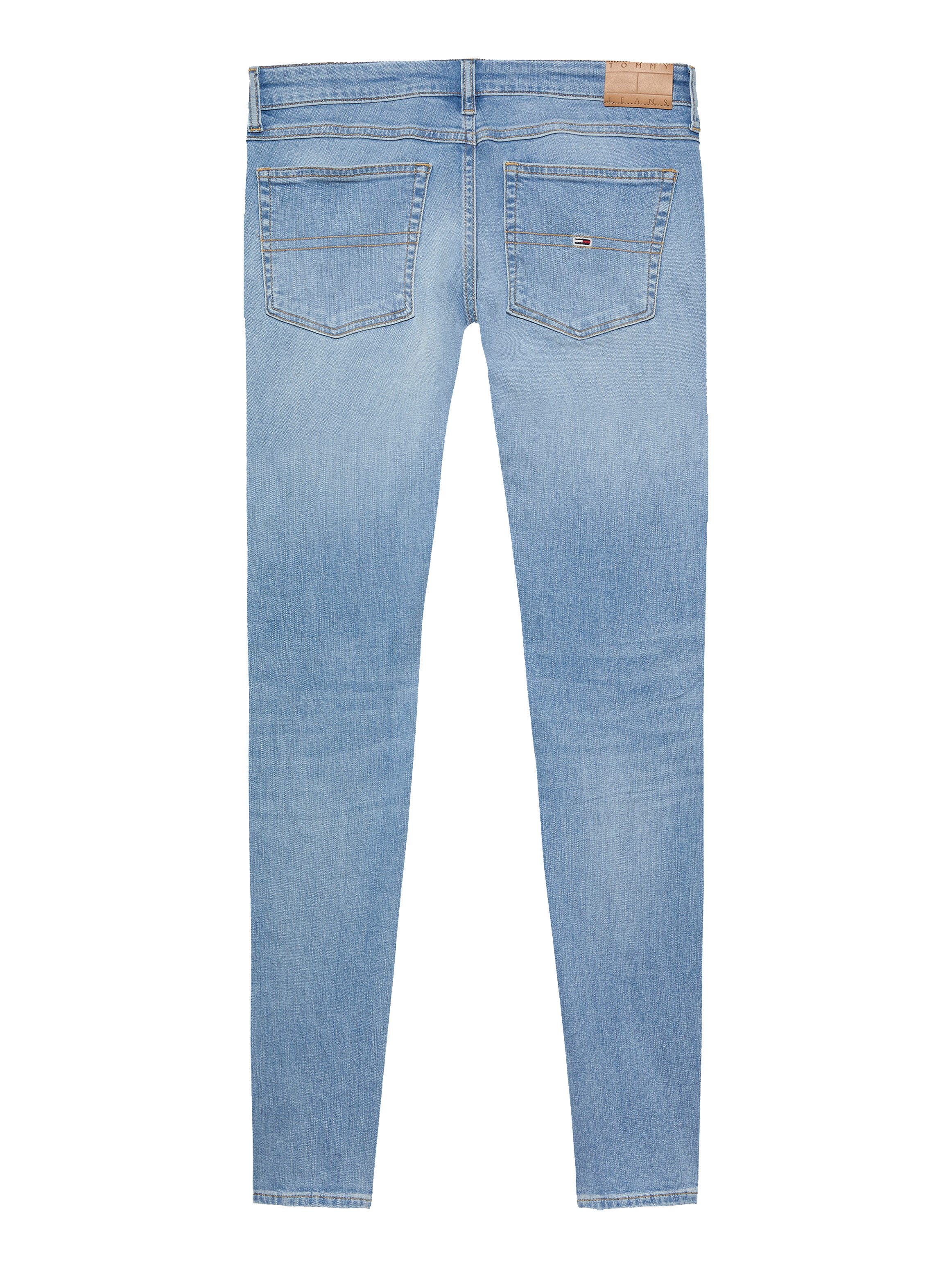 TOMMY JEANS Skinny fit jeans Sophie Low Waist Skinny met logo-badge, in enkel-lengte