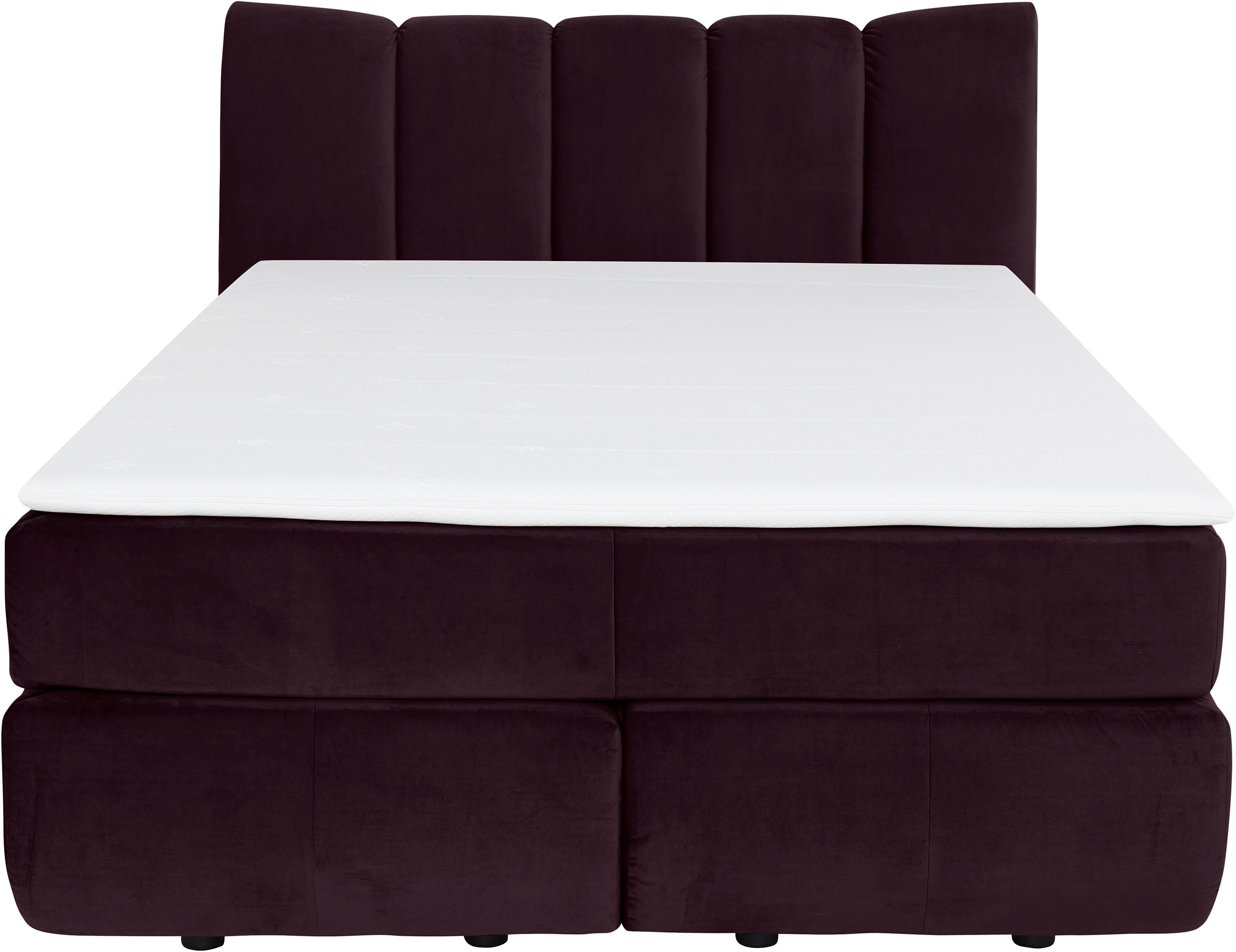 Leonique Boxspring Océane Los van de vloer- werkt vrijzwevend, verschillende hardheden (ook H4)