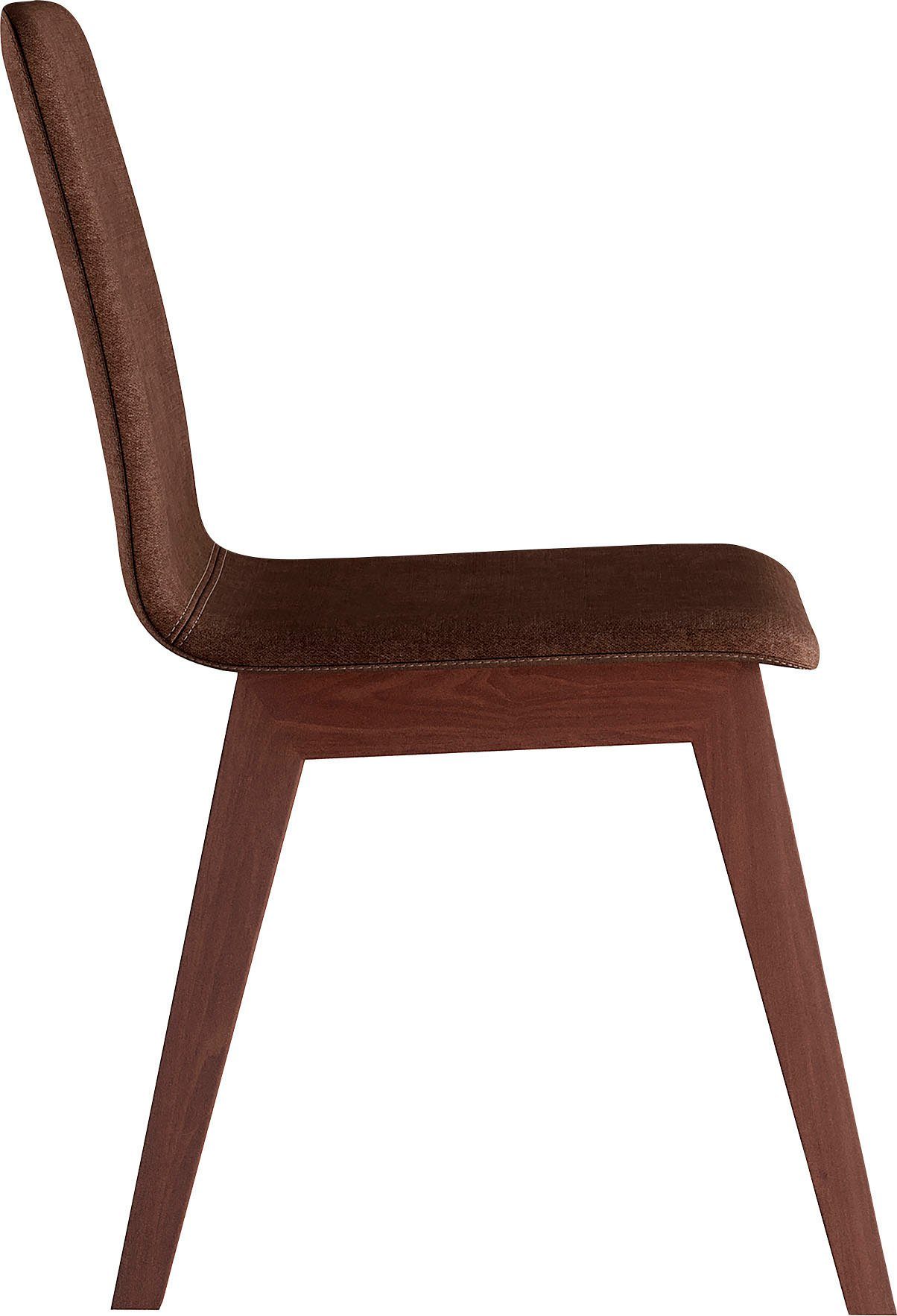 INOSIGN Stoel Sandy met verschillende stoelpootkleuren en kleurvarianten, zithoogte 47 cm (2 stuks)