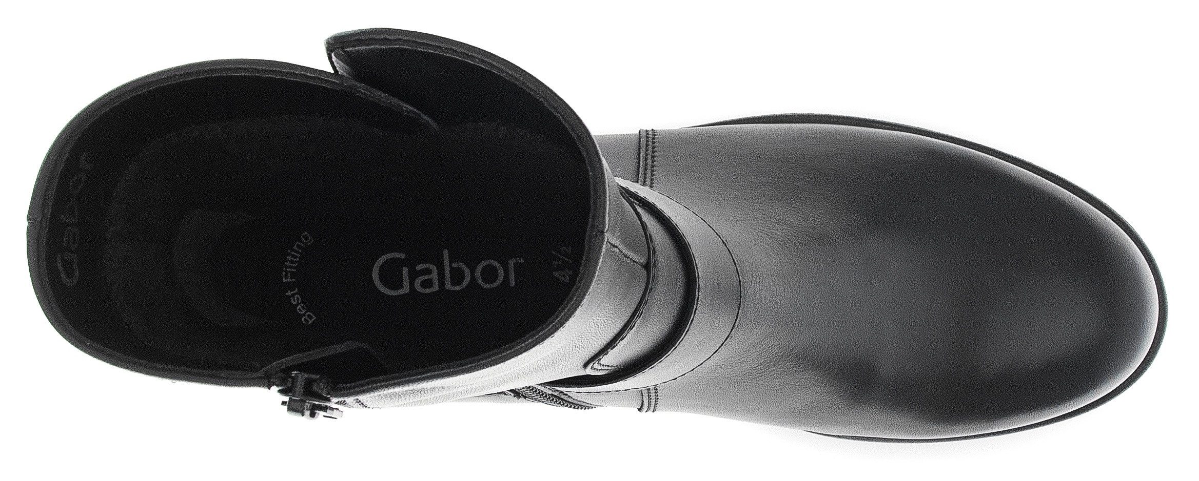 Gabor Bikerboots blokhak, enkellaars, laarzen met best fitting-uitrusting