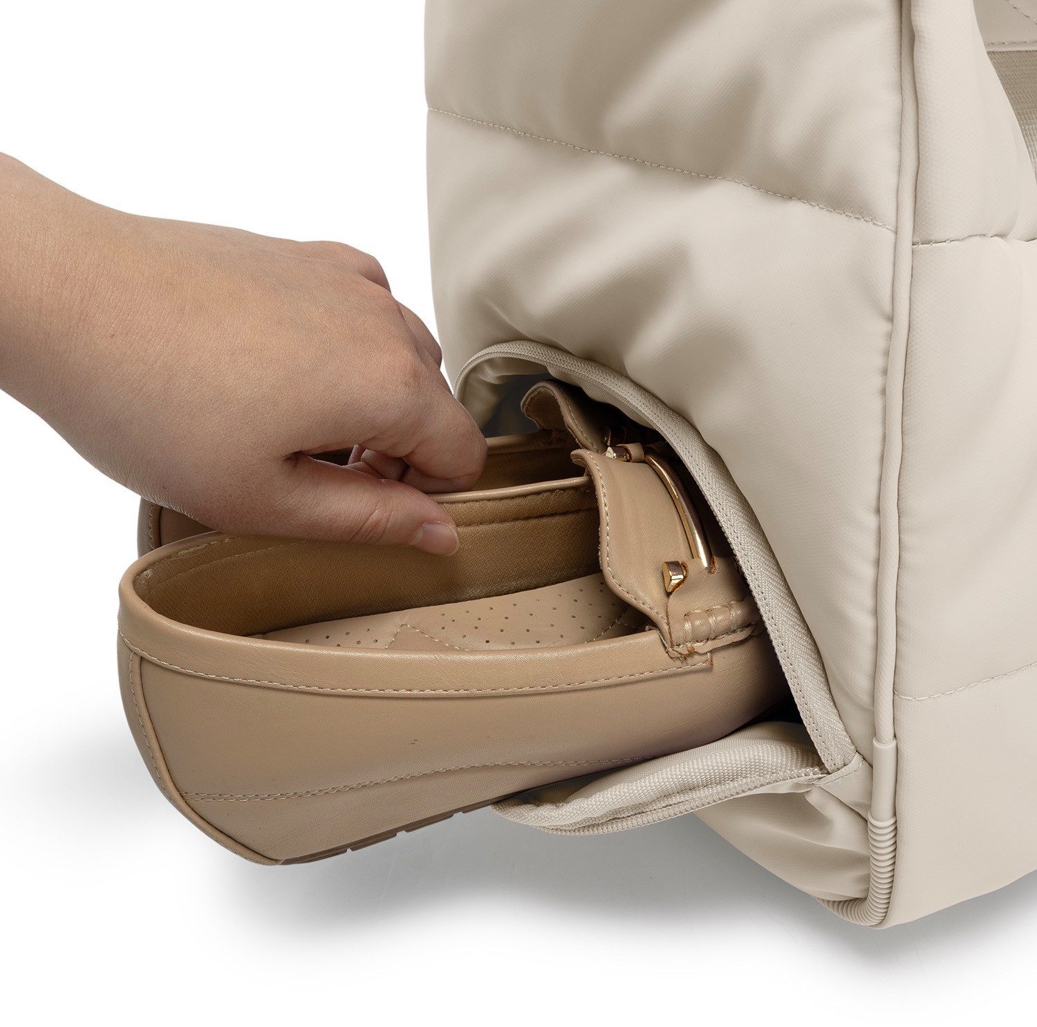Heys Reistas The Puffer Duffle Bag Weekender duffelbag met schoencompartiment opsteeksysteem