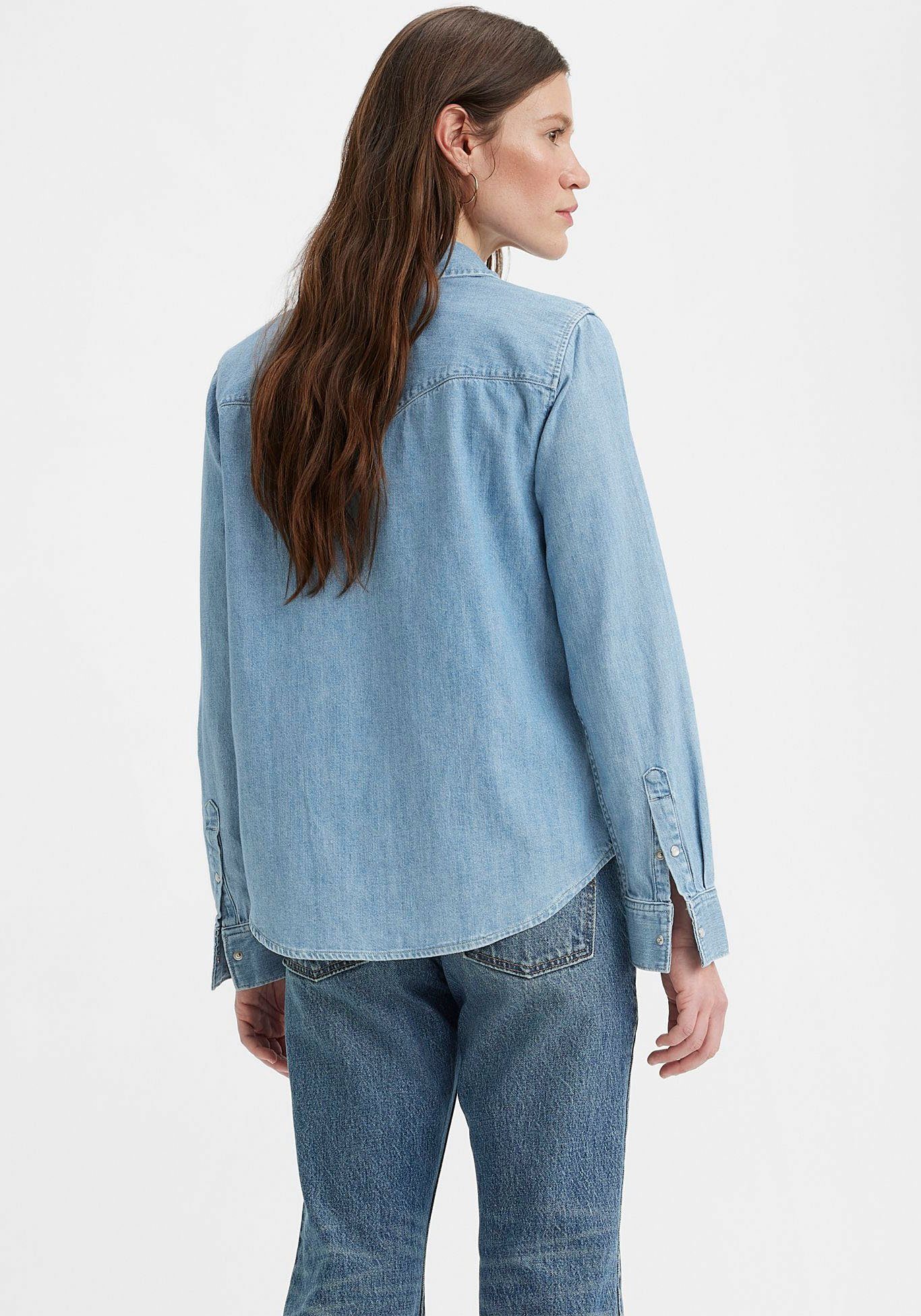 Levi's® Jeans blouse ESSENTIAL WESTERN met borstzakken met drukknopen