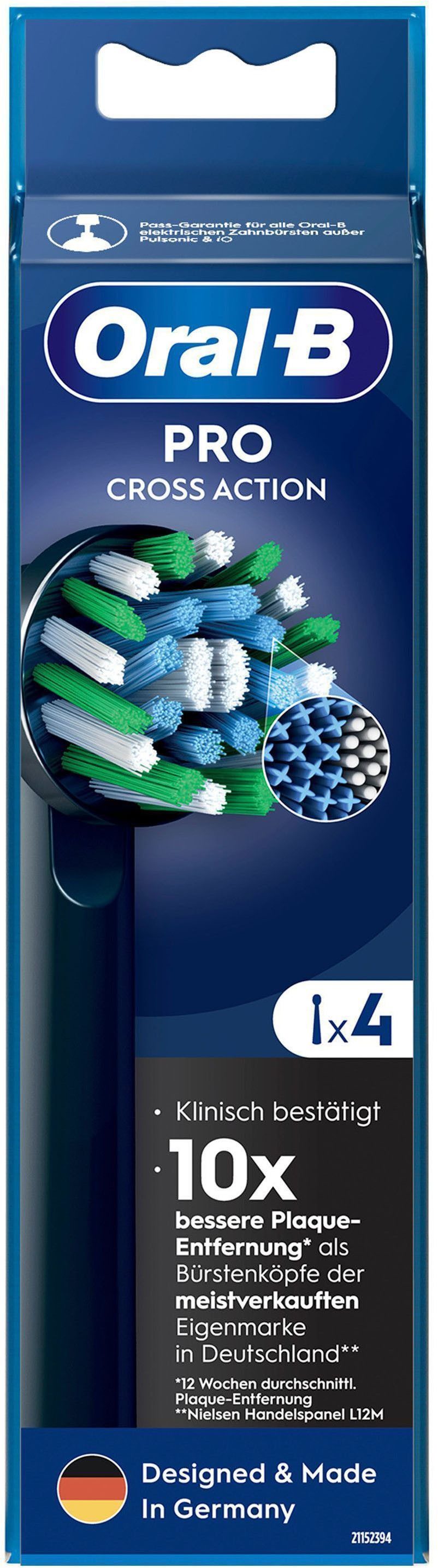 Oral B Opzetborsteltjes Pro CrossAction X-vormige borstel