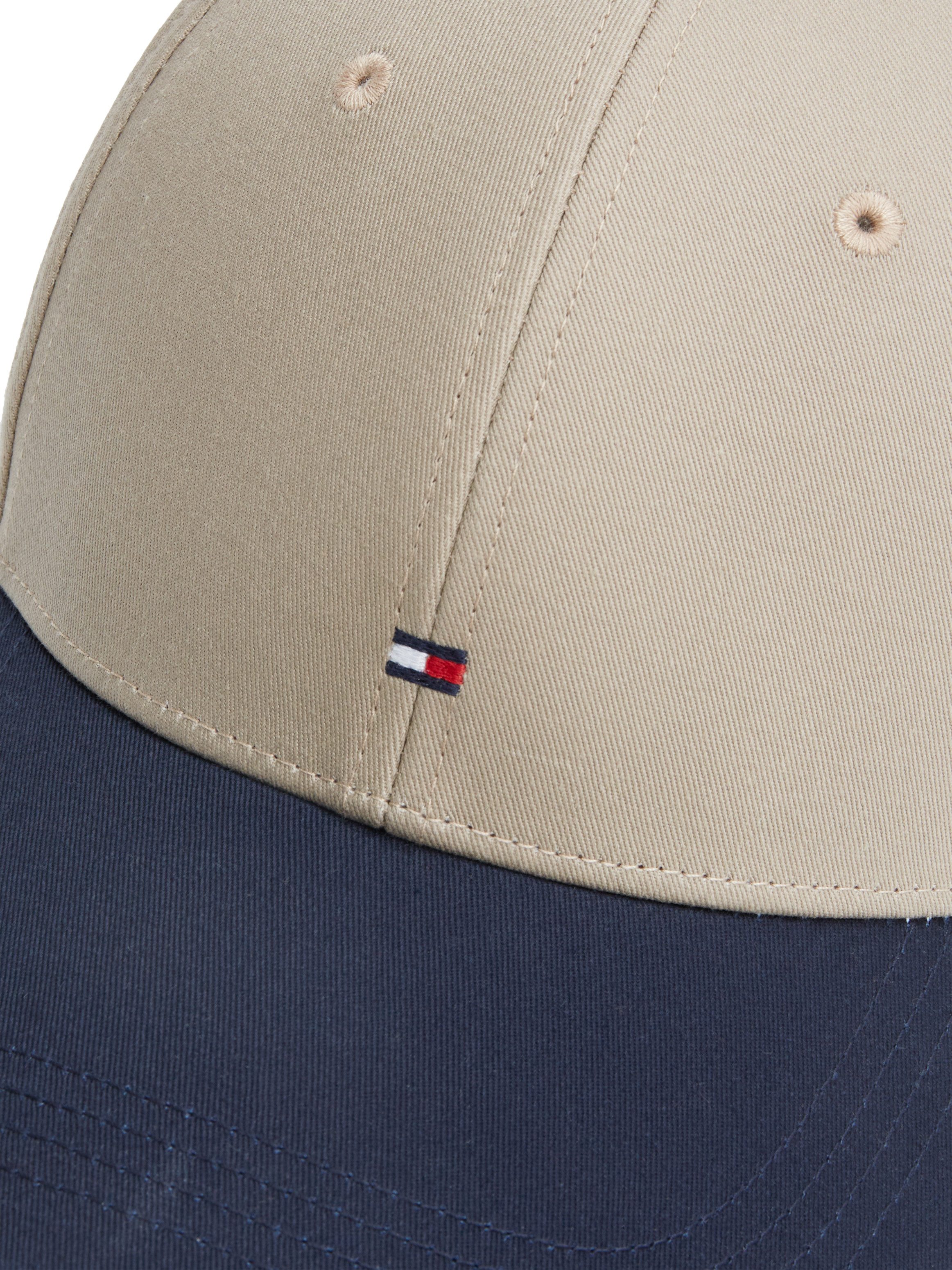 Tommy Hilfiger Baseball pet TH FLAG COTTON 6 PANEL CAP met subtiele labelflag boven de klep
