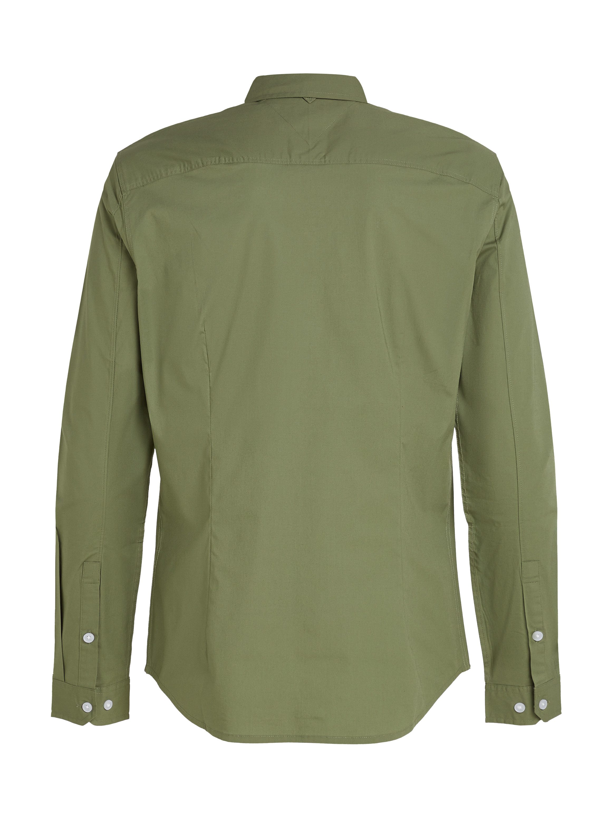 TOMMY JEANS Overhemd met lange mouwen Sabim Stretch Hemd Shirt Stretch shirt, premium, slim fit, met elastaan