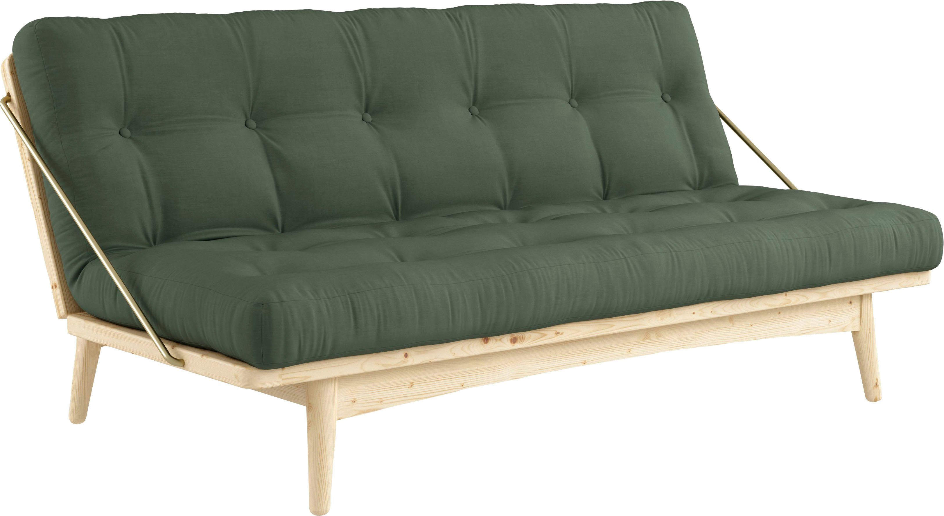 Karup Slaapbank FOLK van massief grenenhout, incl. futonmatras