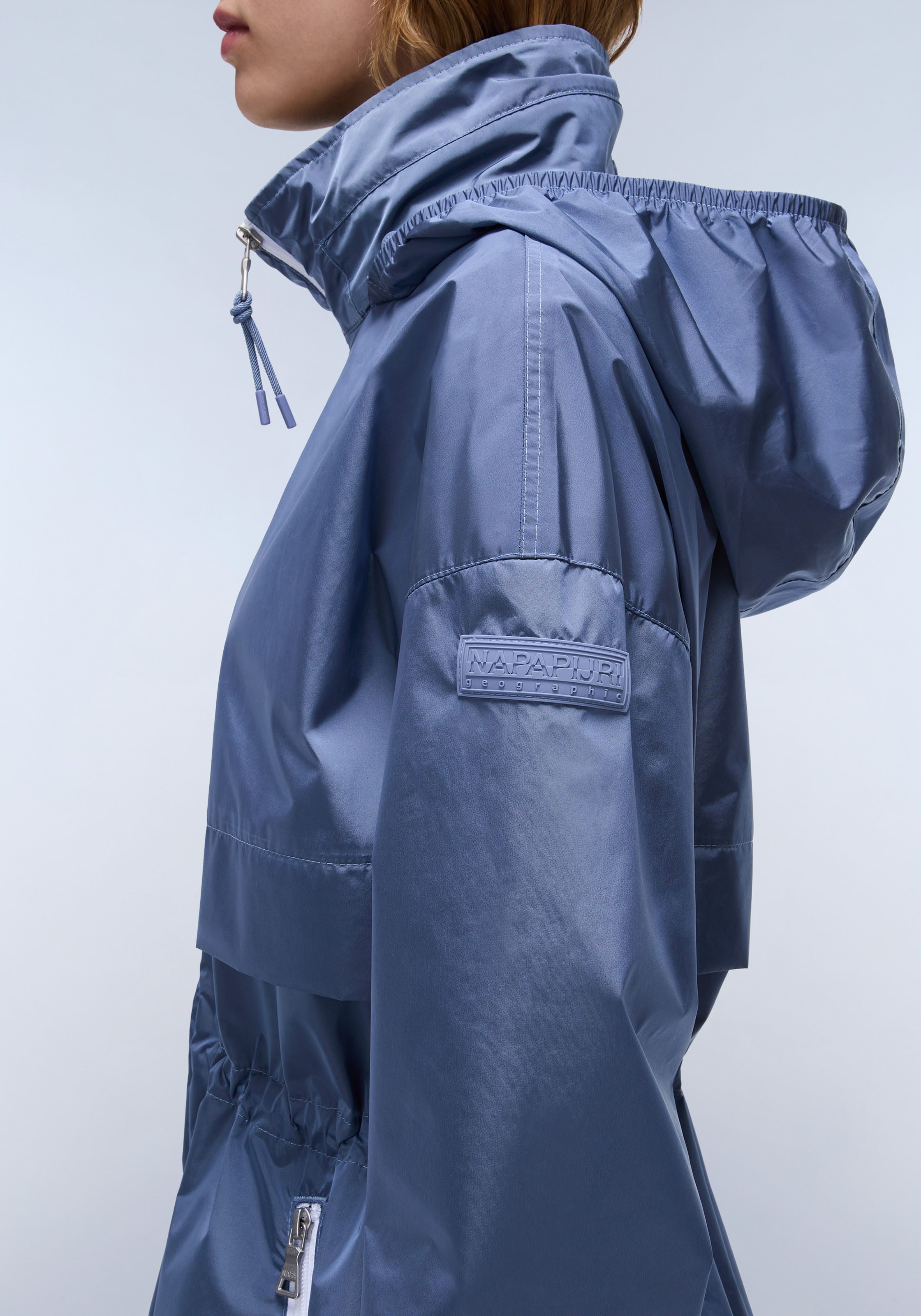 Napapijri Windbreaker A-ERA W TROPOSPHERE B2S Met ronde hals met staande kraag