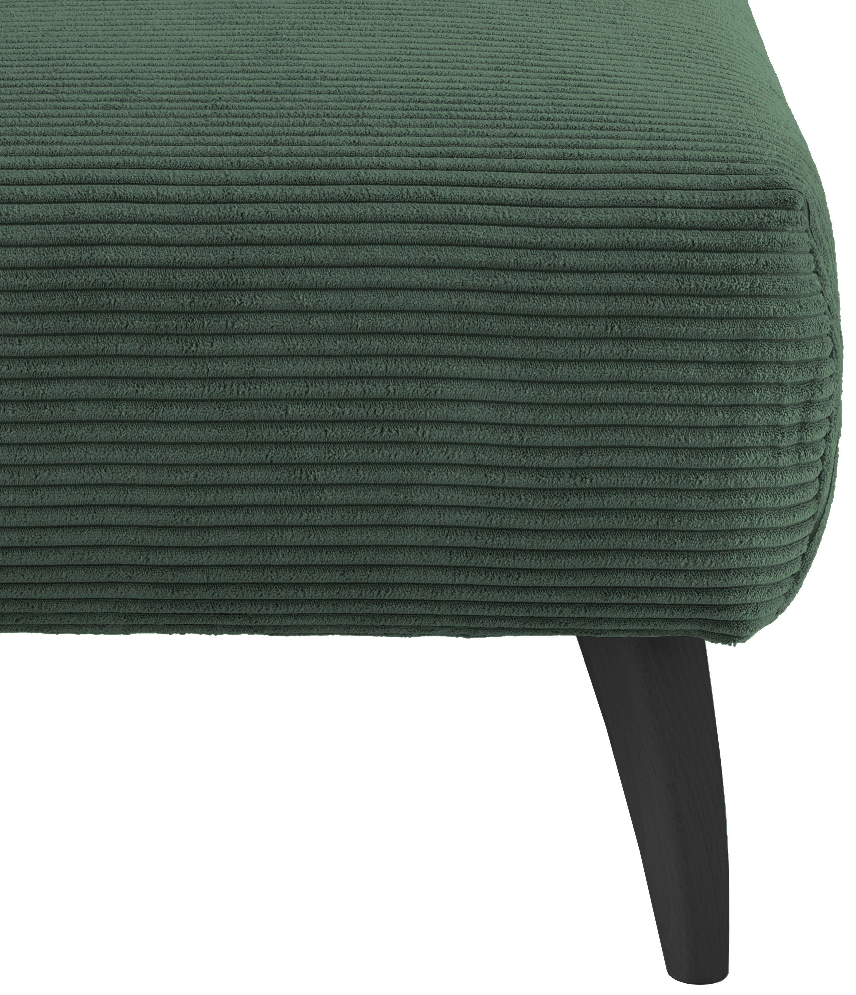 INOSIGN Hocker Colori Kleur houten poten naar keuze, verschillende stoffen, hoogwaardige stof