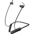 sony in-ear-hoofdtelefoon wi-sp510 draadloos headset met microfoon zwart