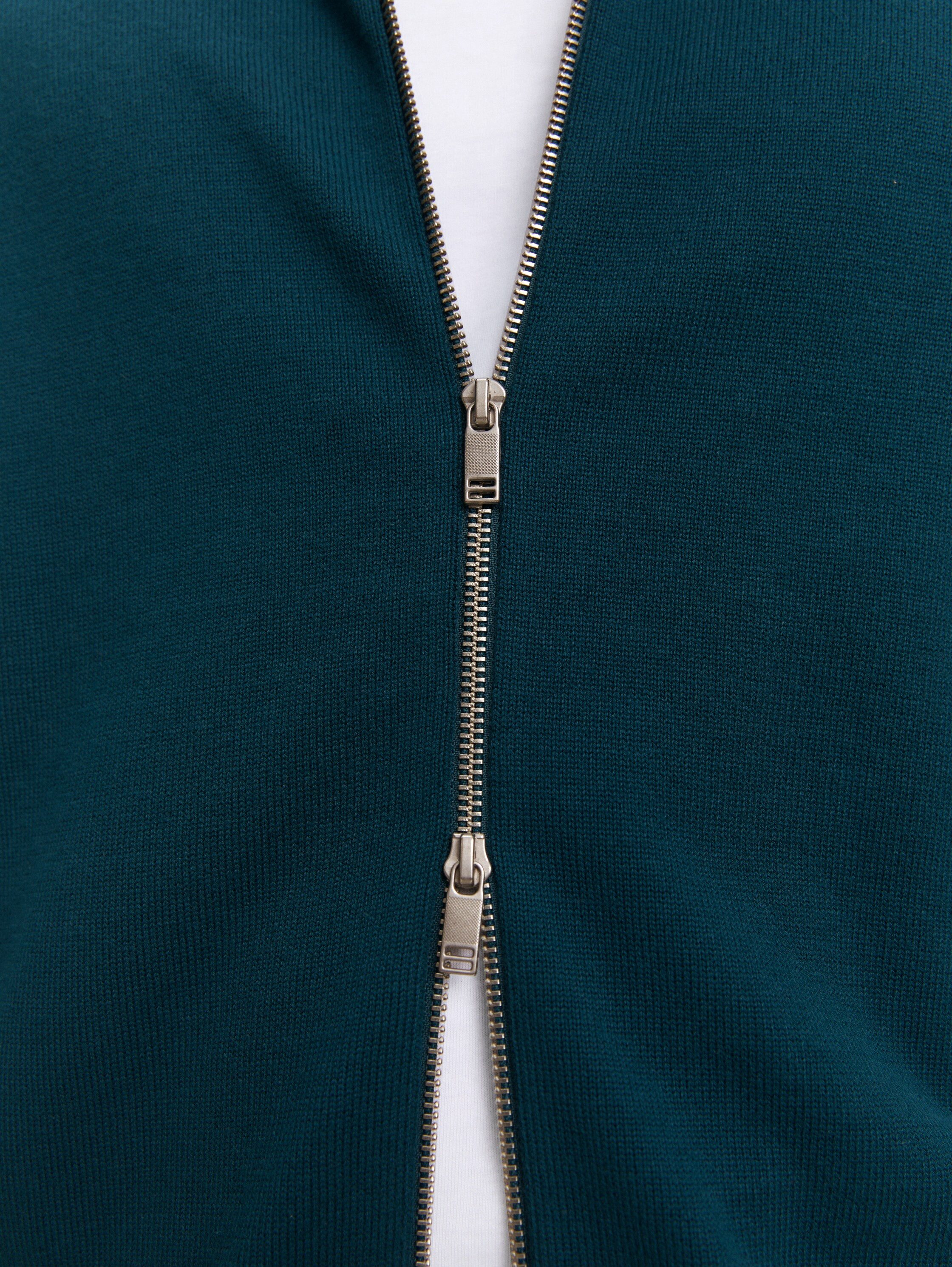 Tom Tailor Denim Gebreide trui met een ritssluiting