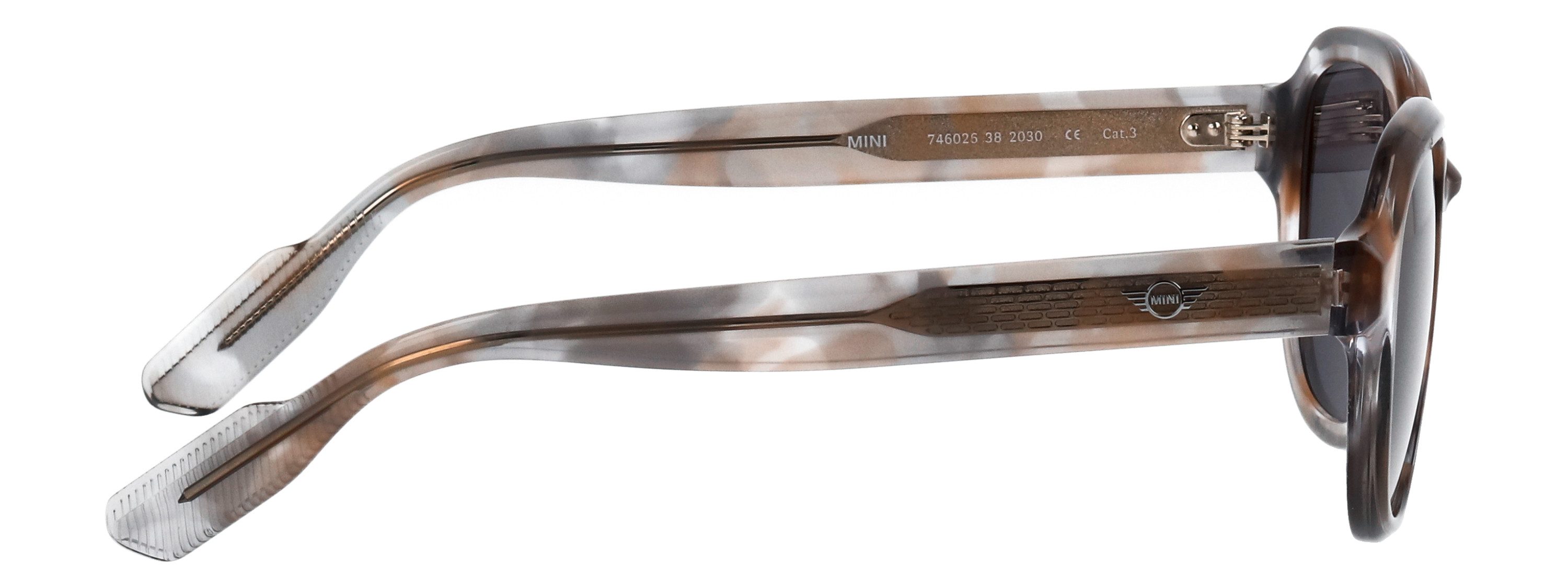 MINI EYEWEAR Zonnebril 746026 Vorm vierkant/zacht, MINI Wing logo op de bril en het glas, adc UV 400