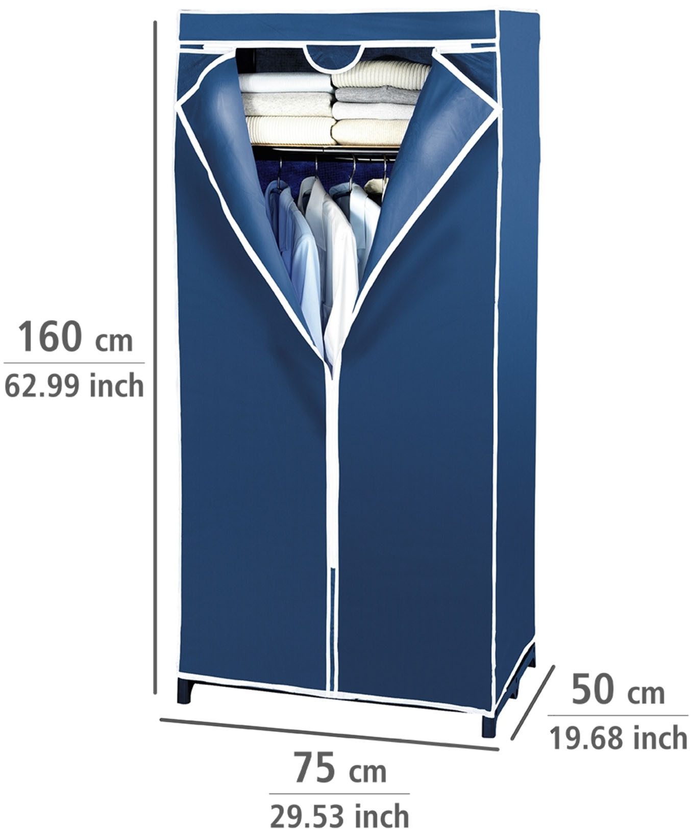 WENKO Stofkast Modell Air Afmeting (b x h x d): 75 x 160 x 50 cm