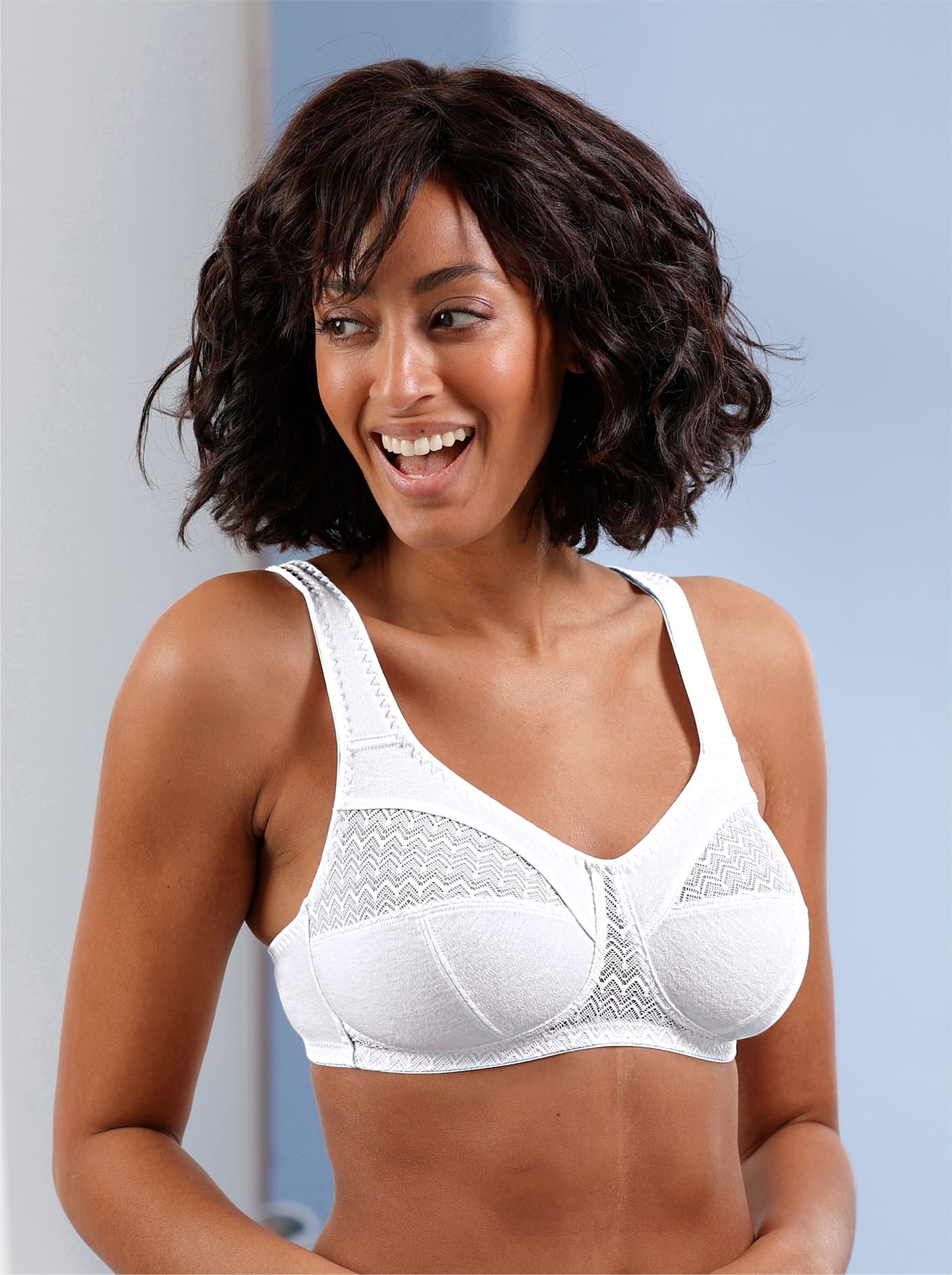 OTTO Sport-bh (1-delig, Enkelverpakking) dames sport bh's maat E E wit