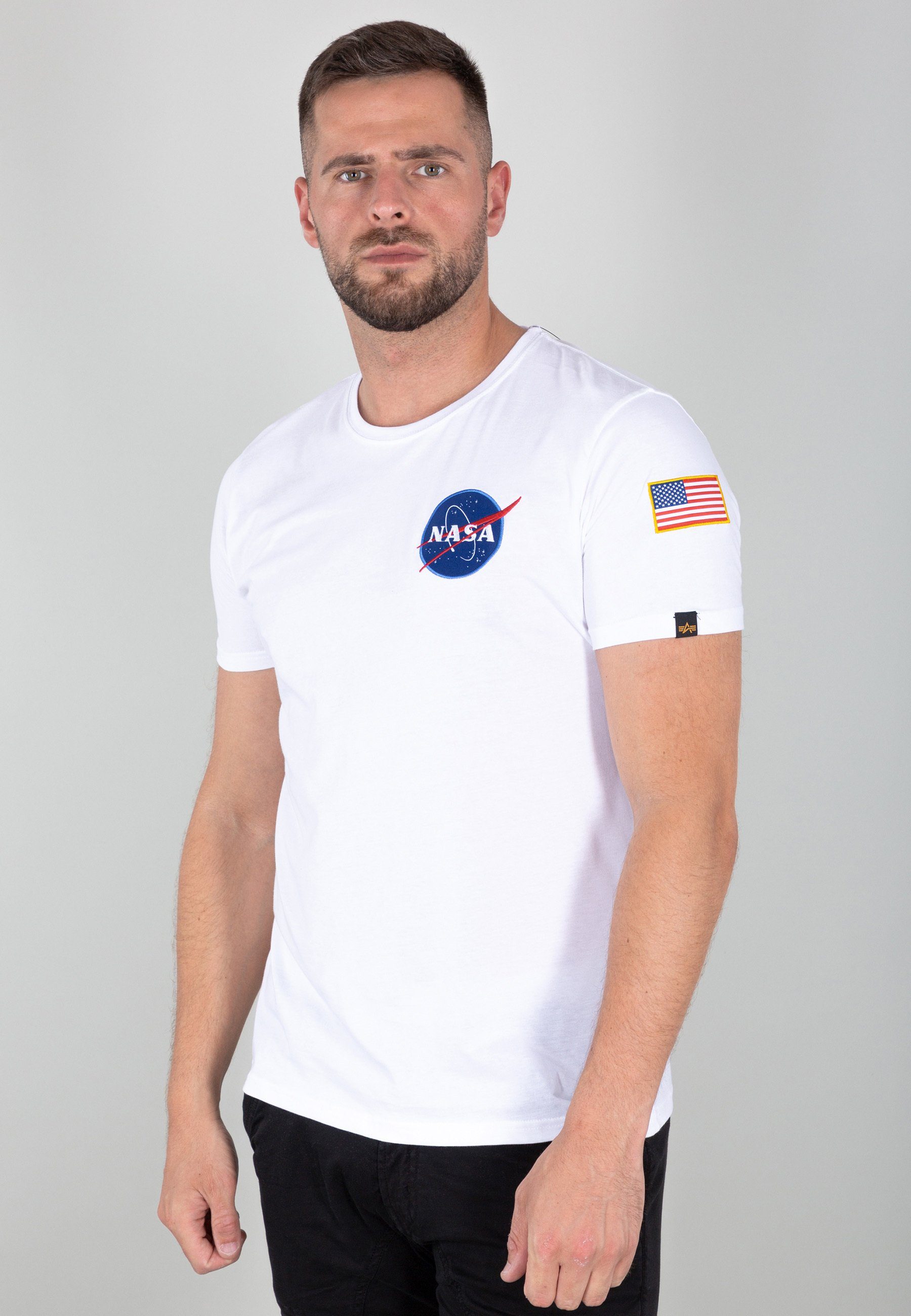 Men Industries Alpha online OTTO Alpha Space T-Shirts kopen T-shirt T | Industries - Shuttle