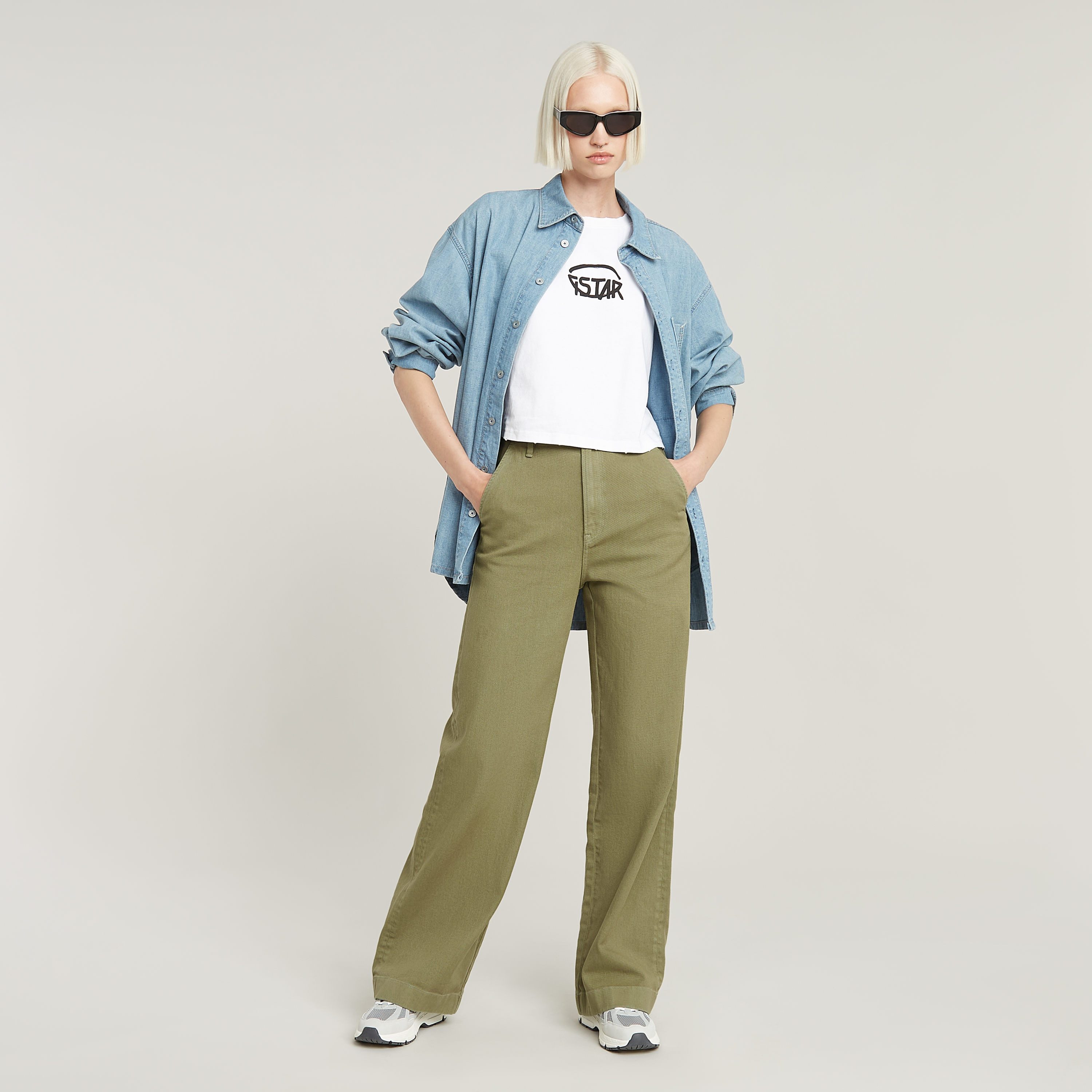 G-Star RAW Chino Deck 2.0 High Loose Chino wmn