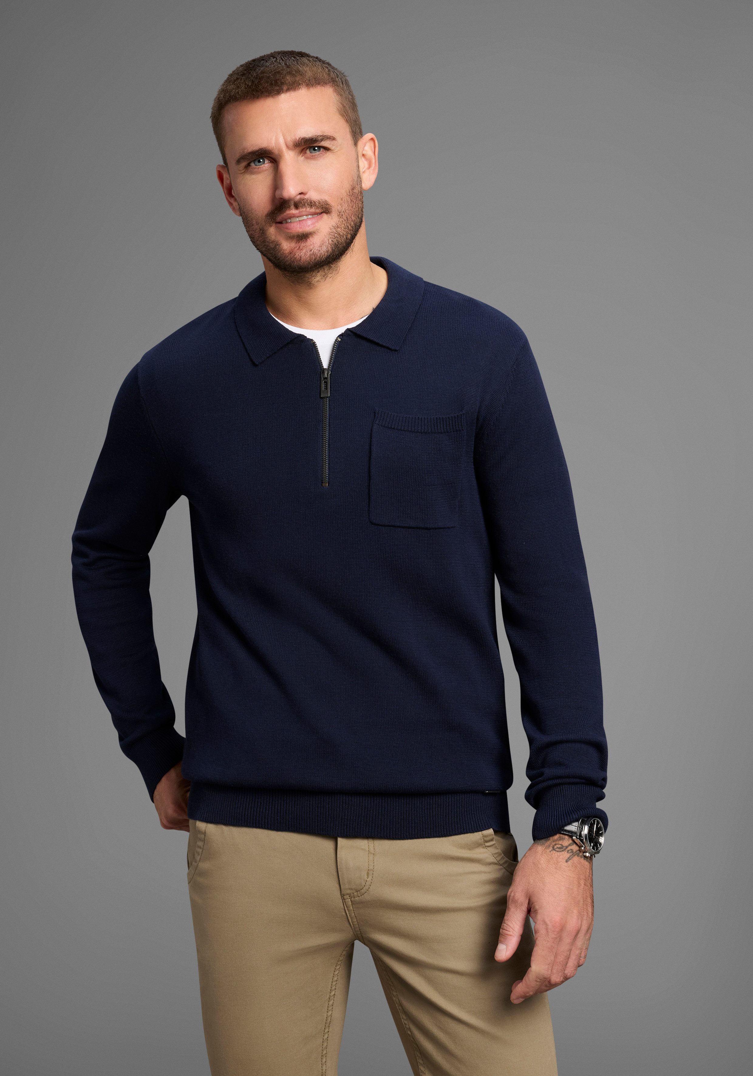 Bruno Banani Trui met polokraag