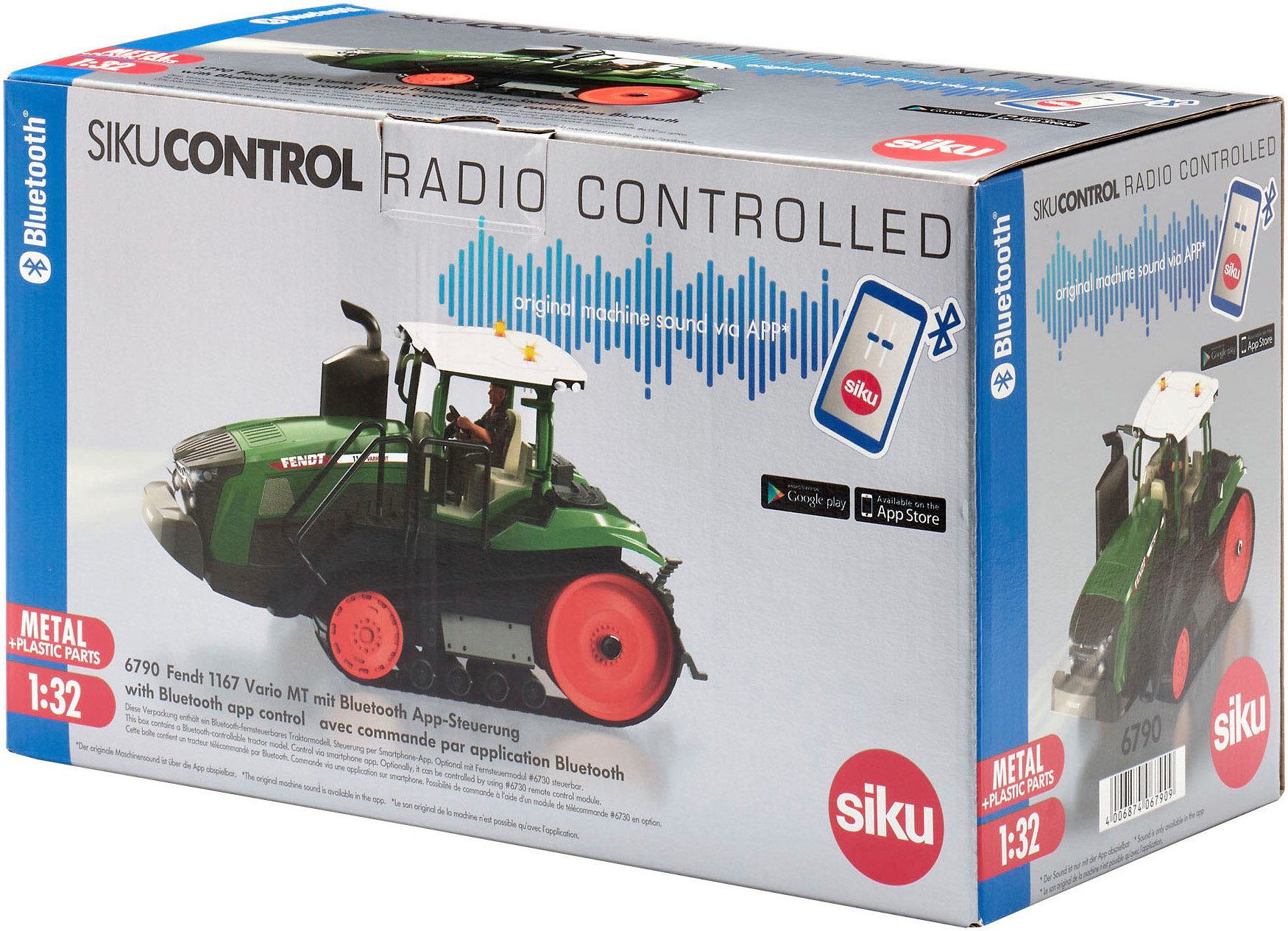 Siku RC-tractor Siku control, RC Fendt 1167 vario MT (6790) met licht en andere functies, made in europe