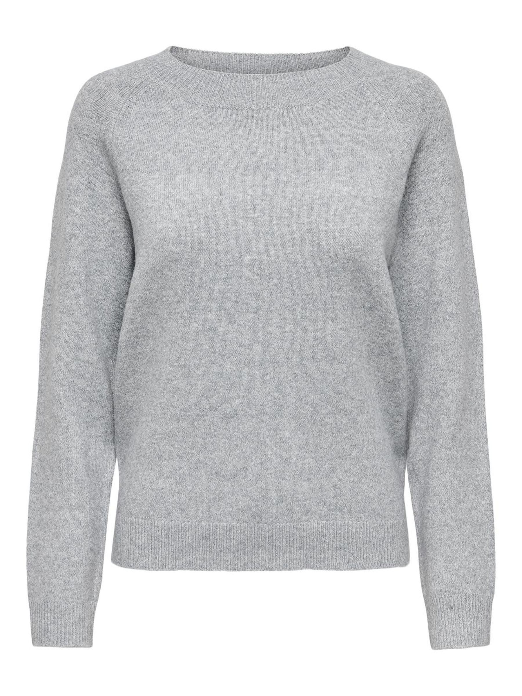 Only Trui met ronde hals ONLRICA LIFE L S PULLOVER KNT NOOS