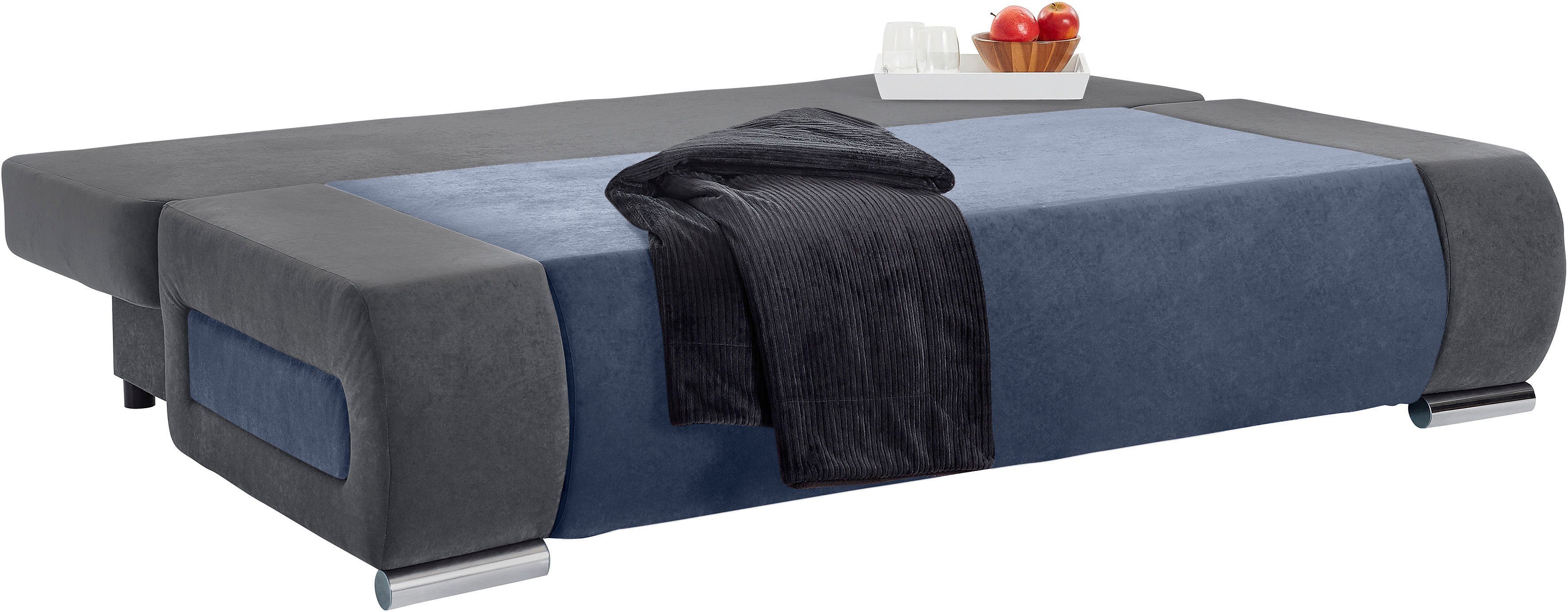 COLLECTION AB Slaapbank Moritz met slaapbank functie en bedbox, comfortabele binnenvering